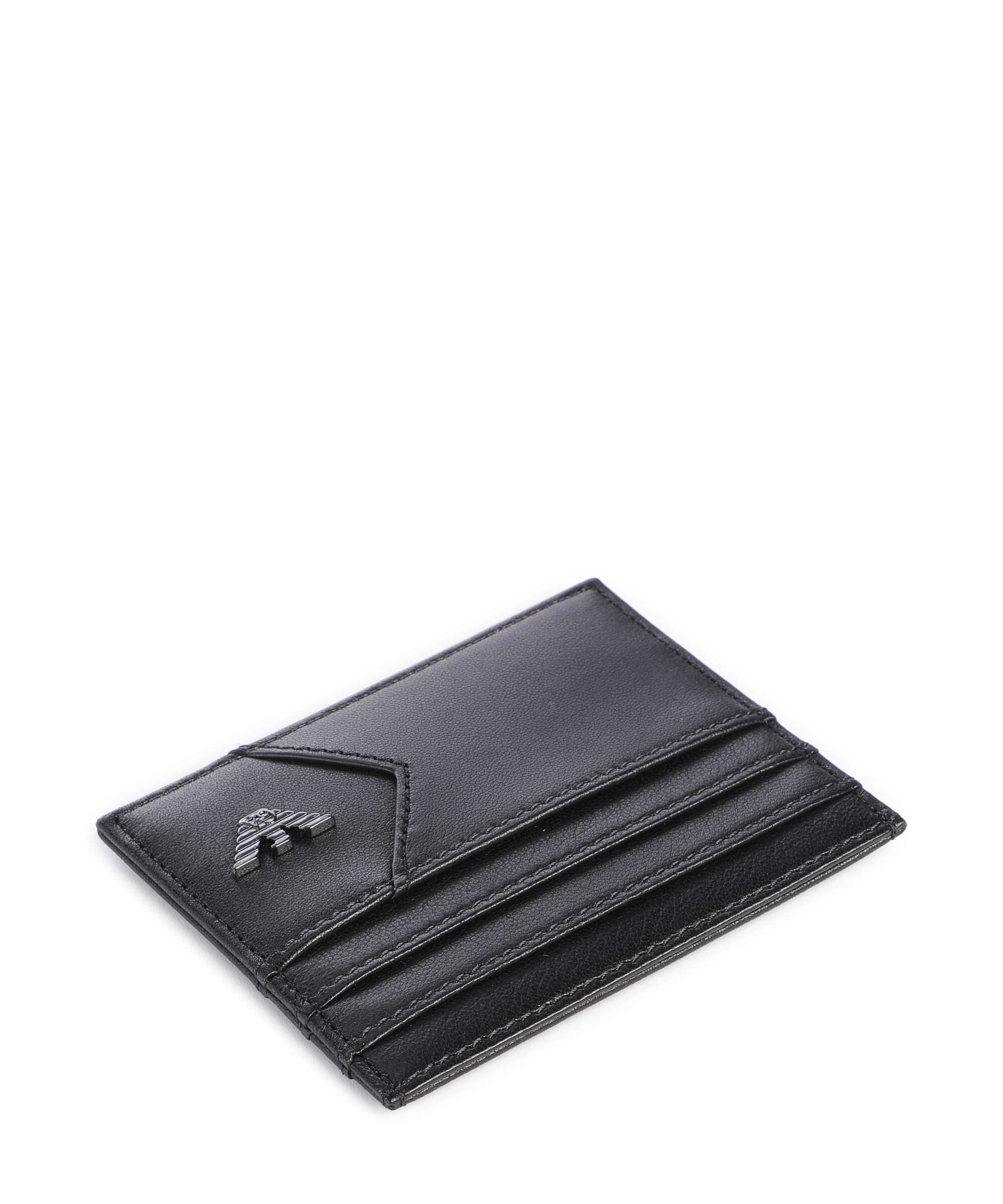Emporio Armani Premium Nappa Étui à cartes crédit black beauty - Image 3