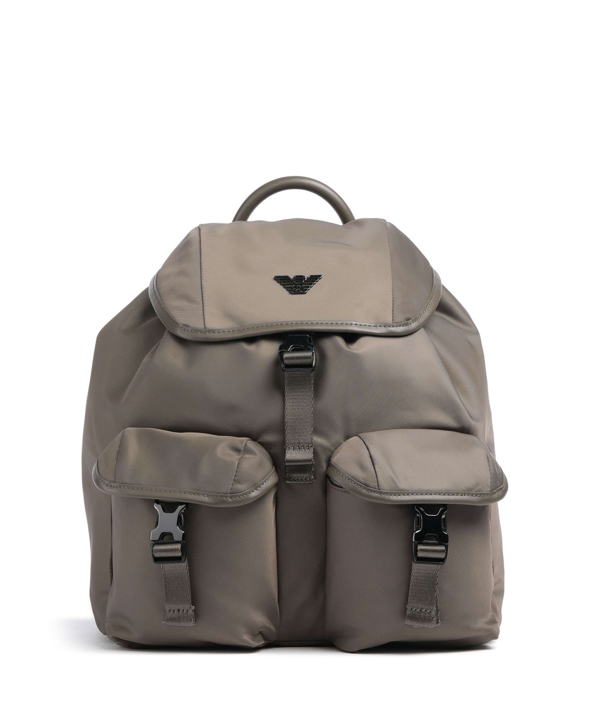 Emporio Armani Recycled Nylon Sac à dos major brown