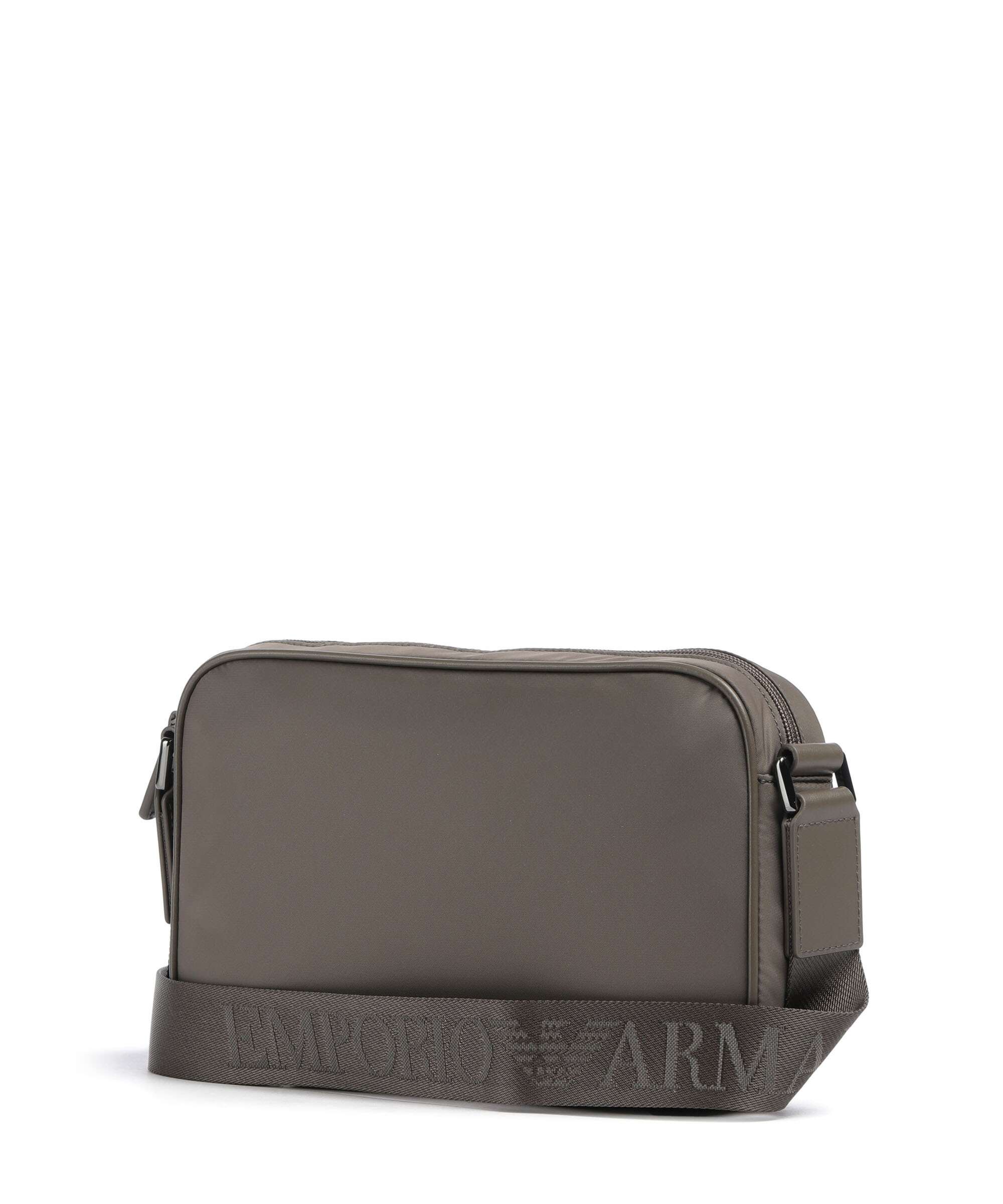Emporio Armani Recycled Nylon Sac bandoulière major brown - Image 2