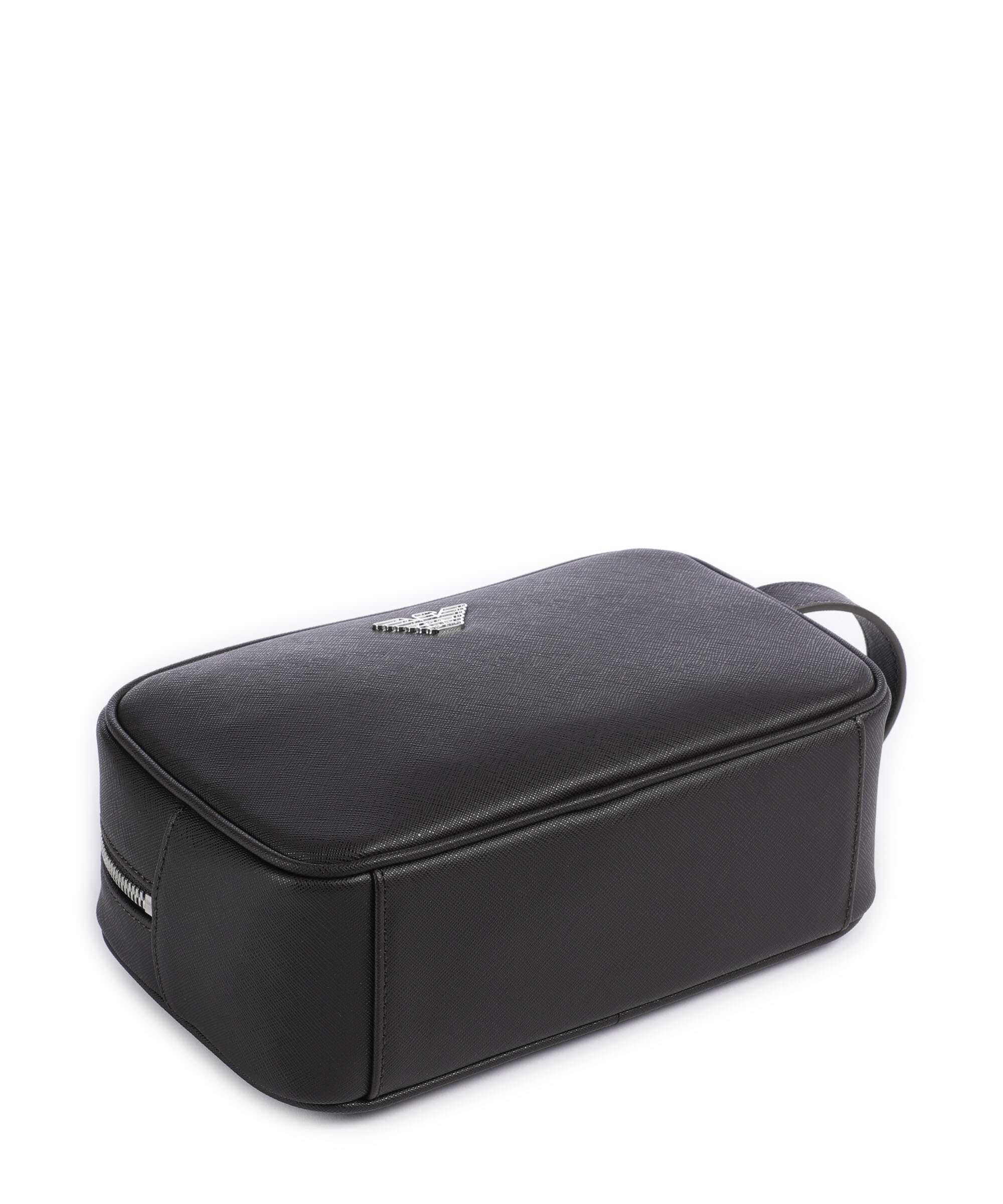 Emporio Armani Saffiano Animation Trousse de toilette ebony - Image 3