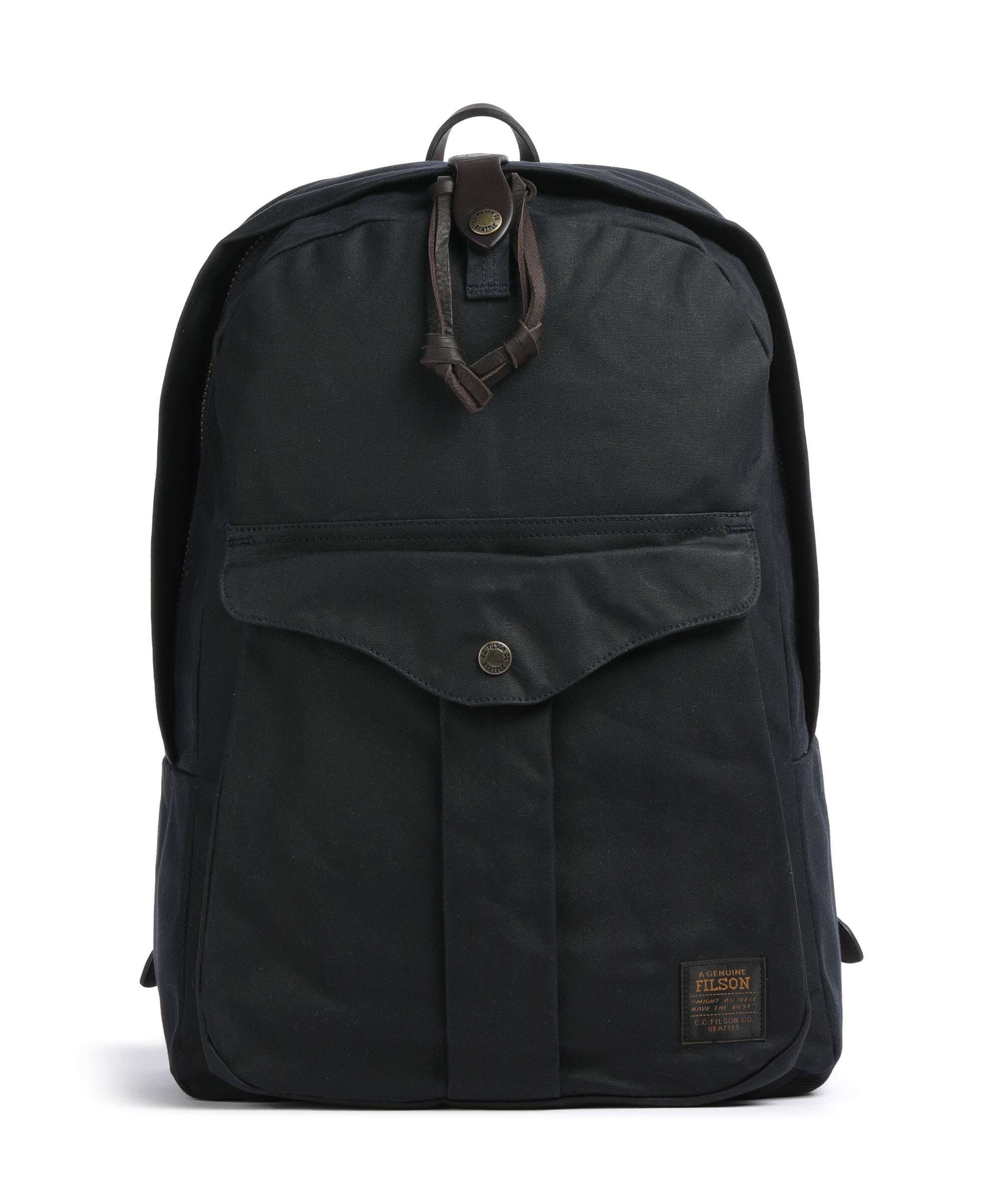 Filson Oil Finish Tin Cloth Journeyman Sac à dos navy