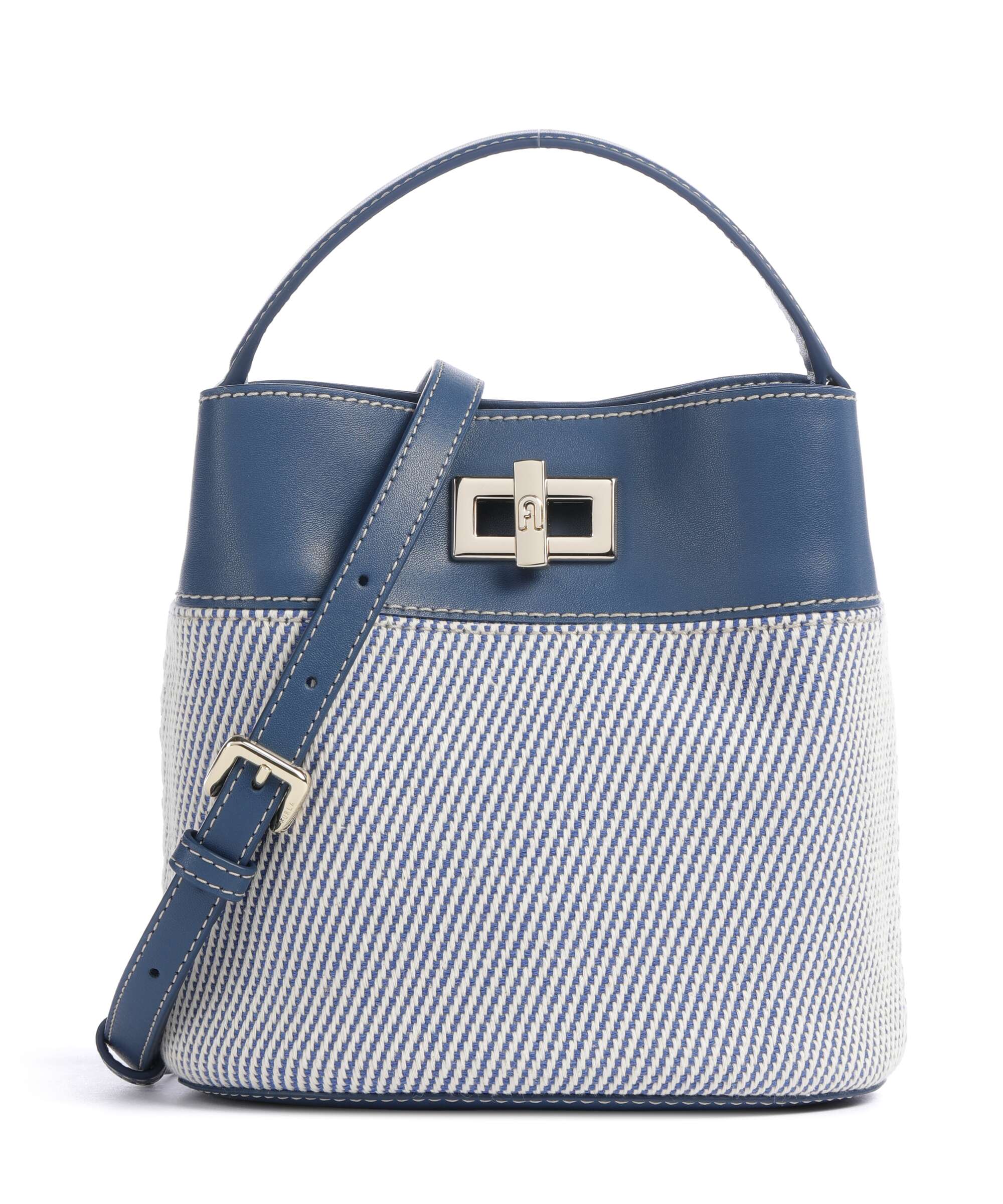 Furla Amelia Mini Sac seau toni indigo
