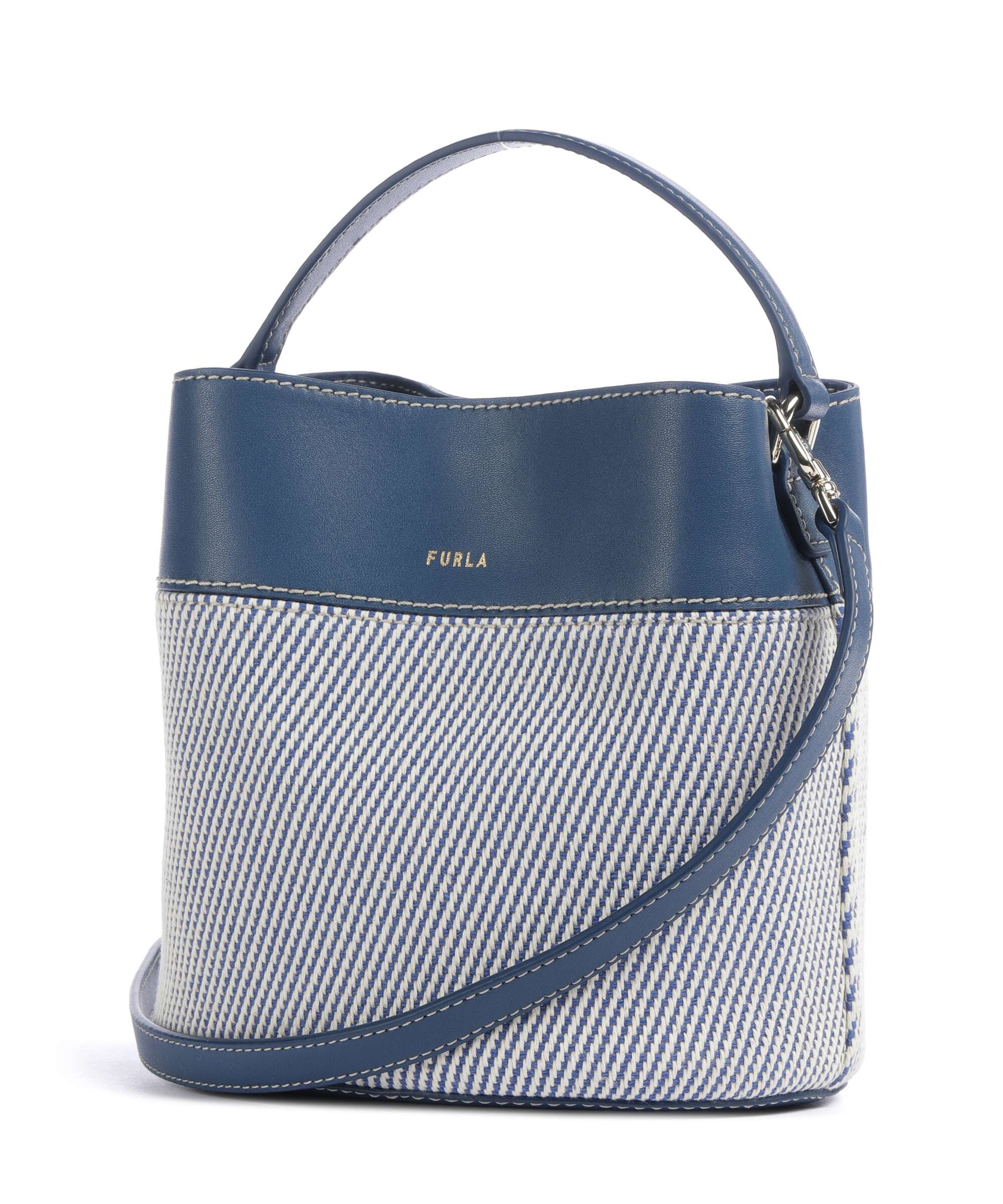 Furla Amelia Mini Sac seau toni indigo - Image 2