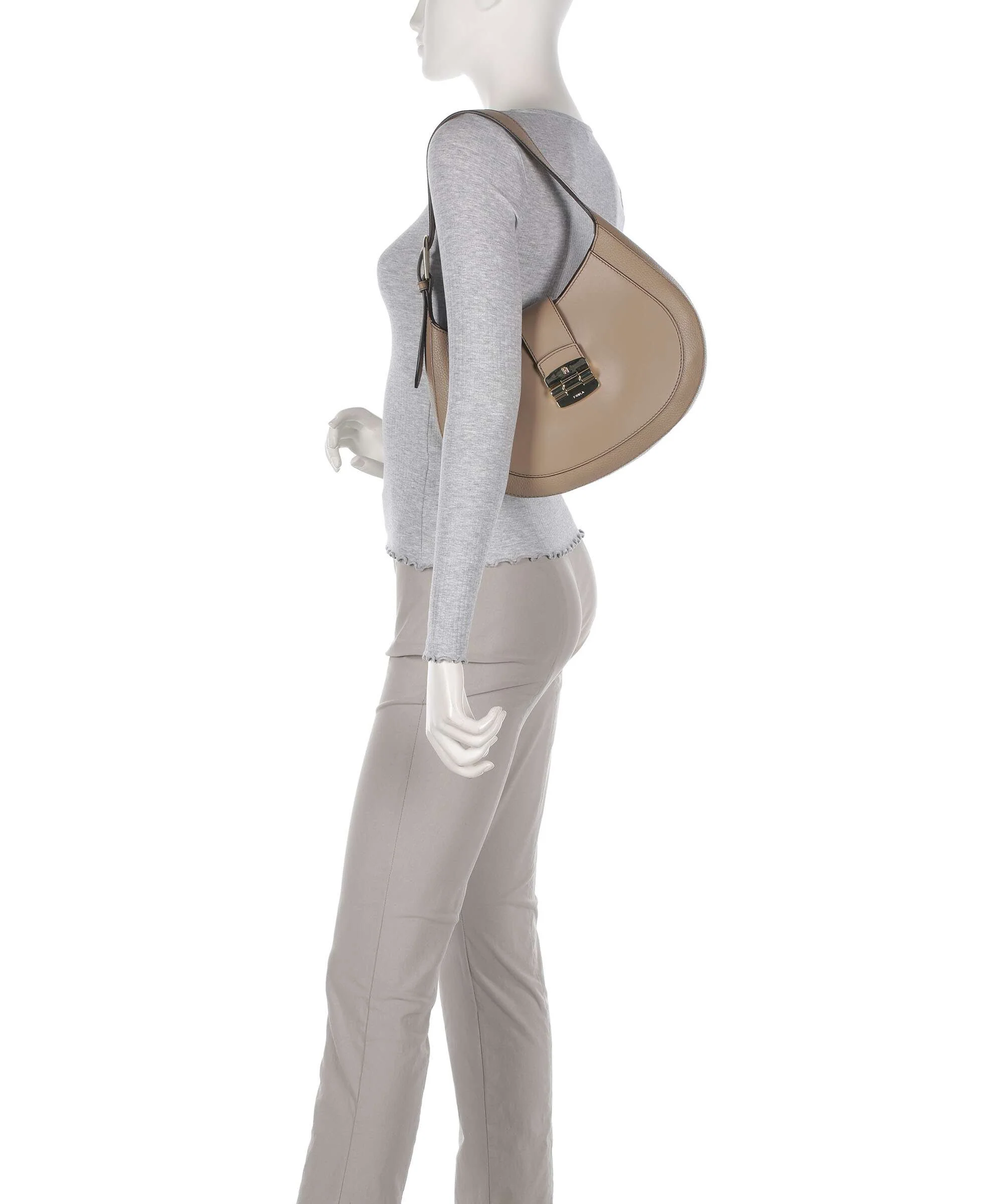 Furla Club 2 M Sac fourre-tout greige - Image 3
