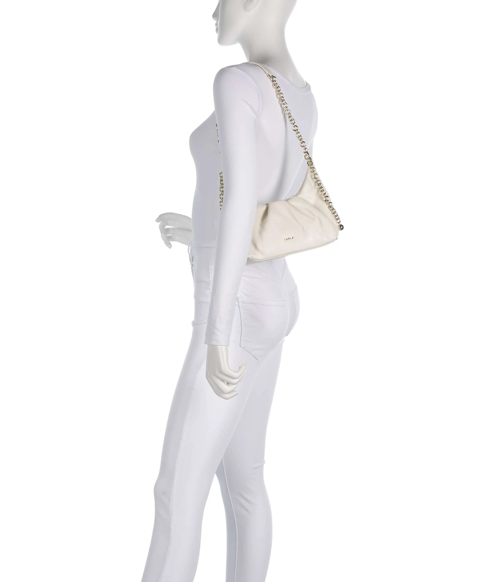 Furla Delia Mini Sac porté épaule panna - Image 3