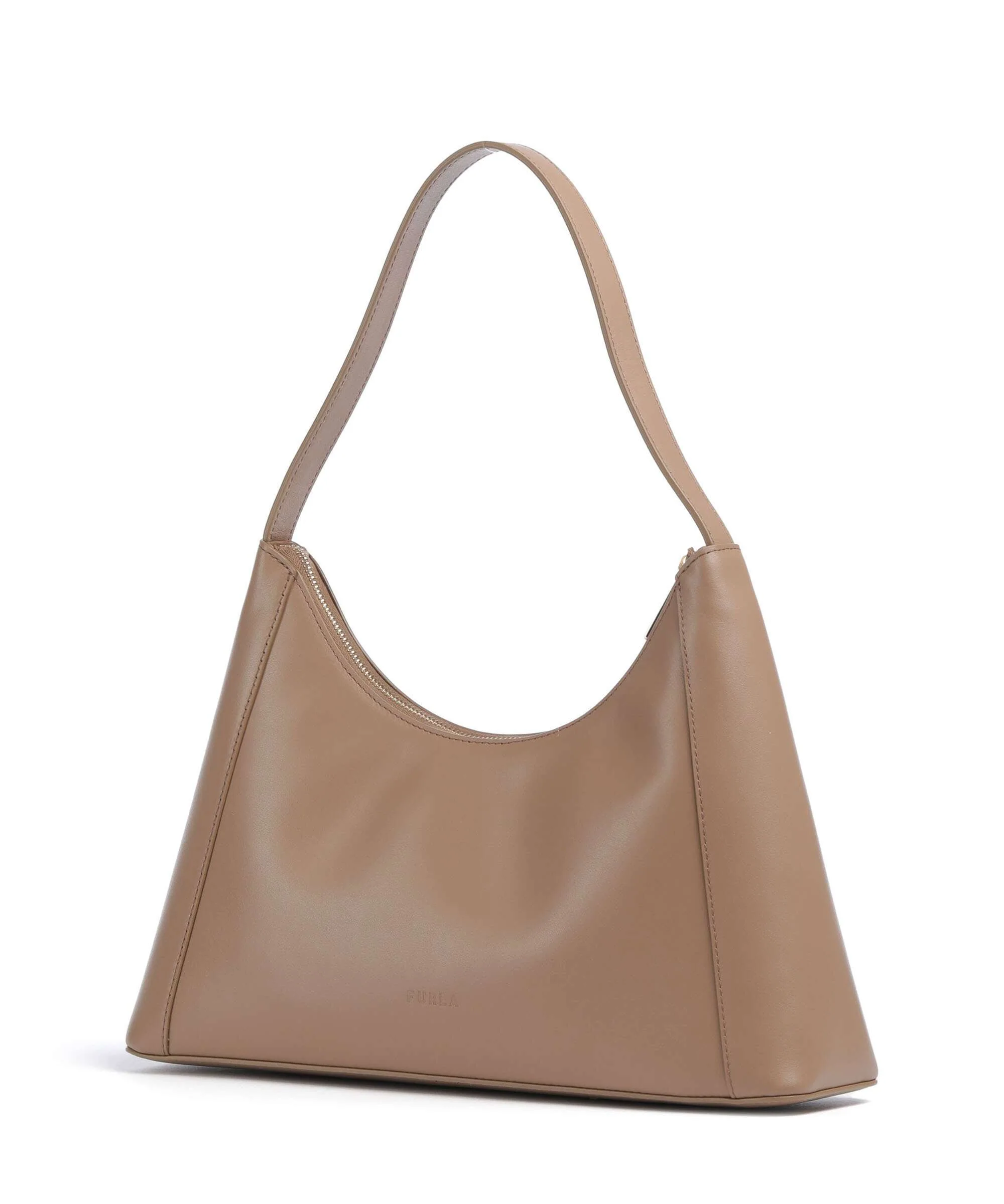 Furla Diamante S Sac porté épaule toffee - Image 2