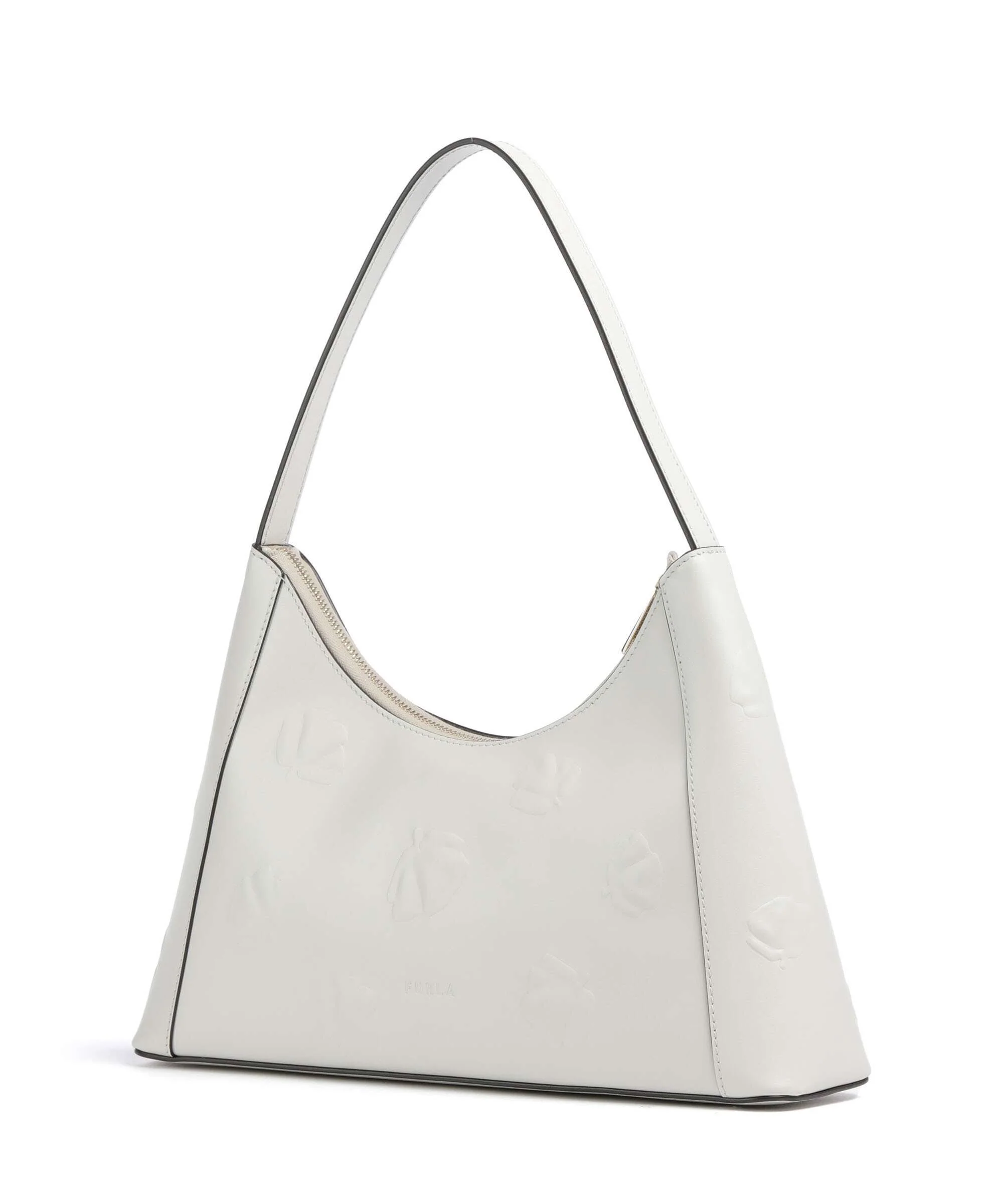Furla Diamante S Sac porté épaule marshmallow - Image 2