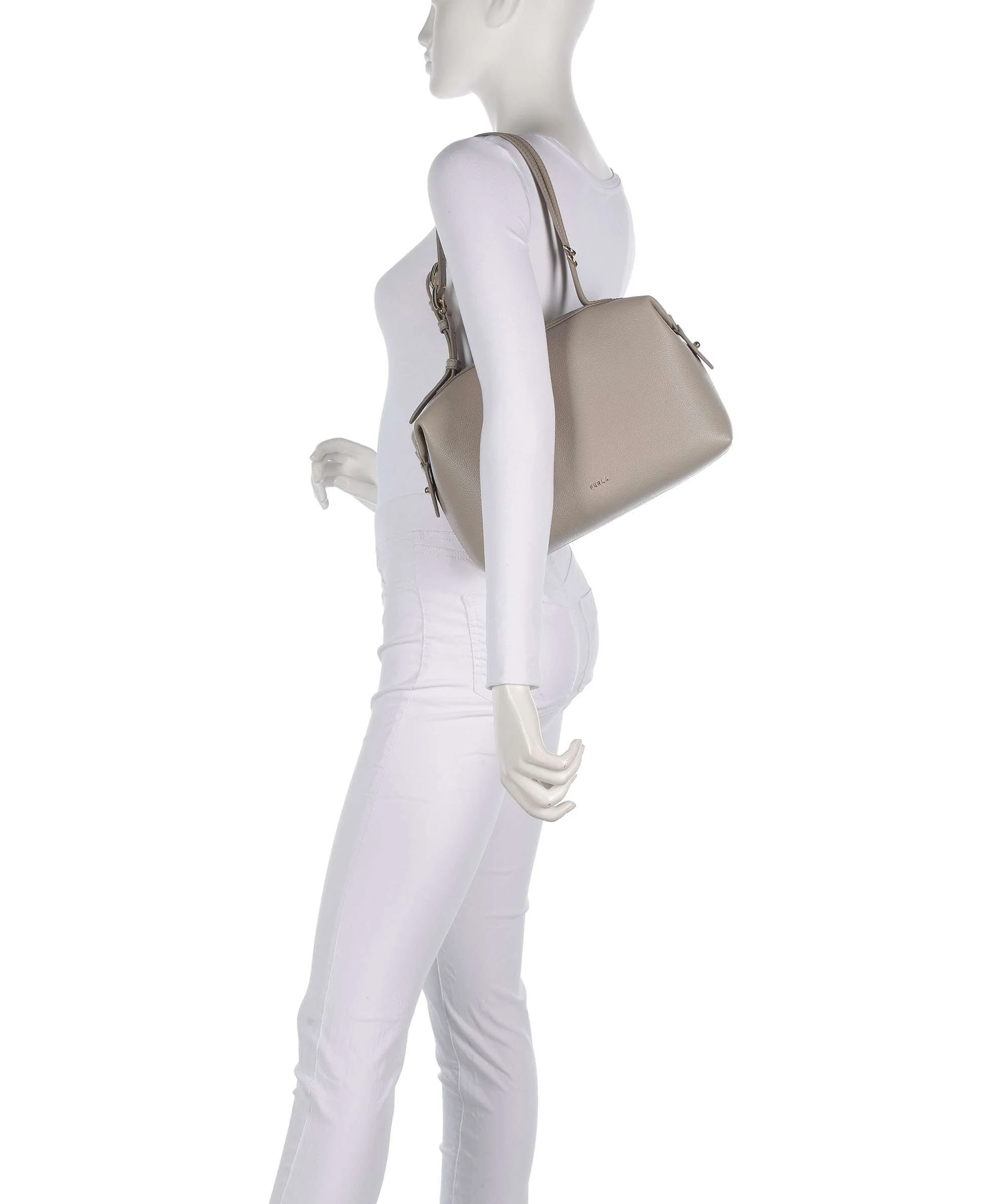Furla Double M Sac porté épaule linen - Image 3