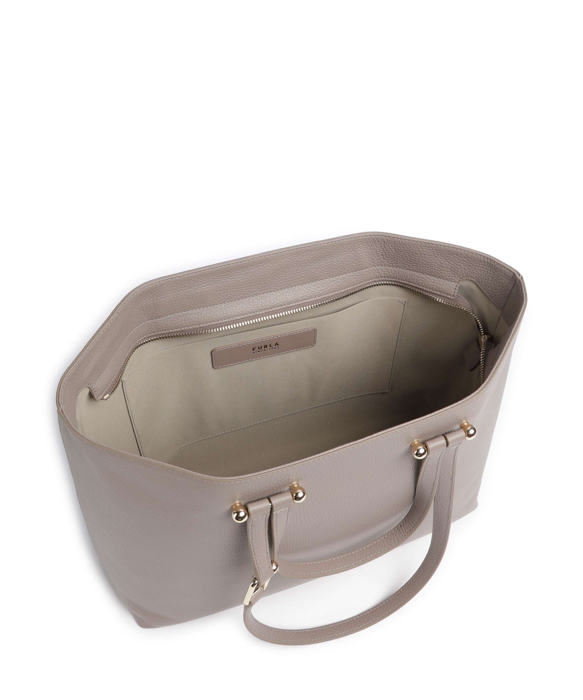 Furla Duetto L Cabas stucco gray - Image 6
