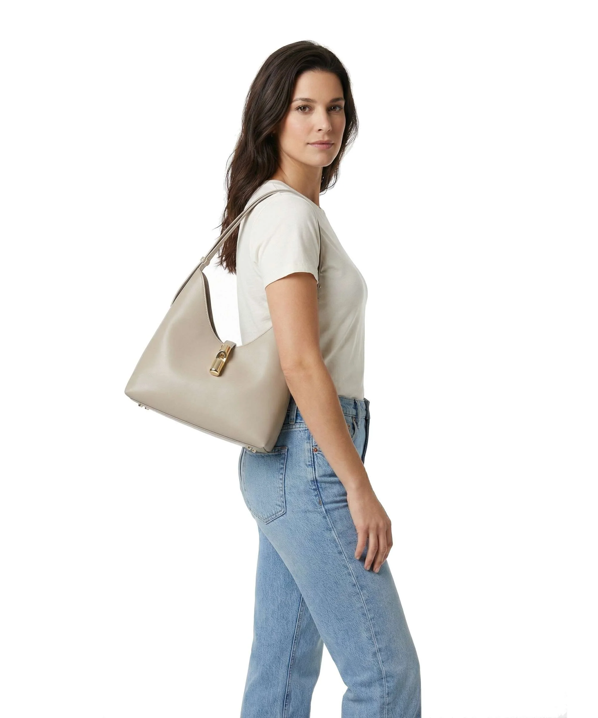 Furla Goccia M Sac fourre-tout linen - Image 3
