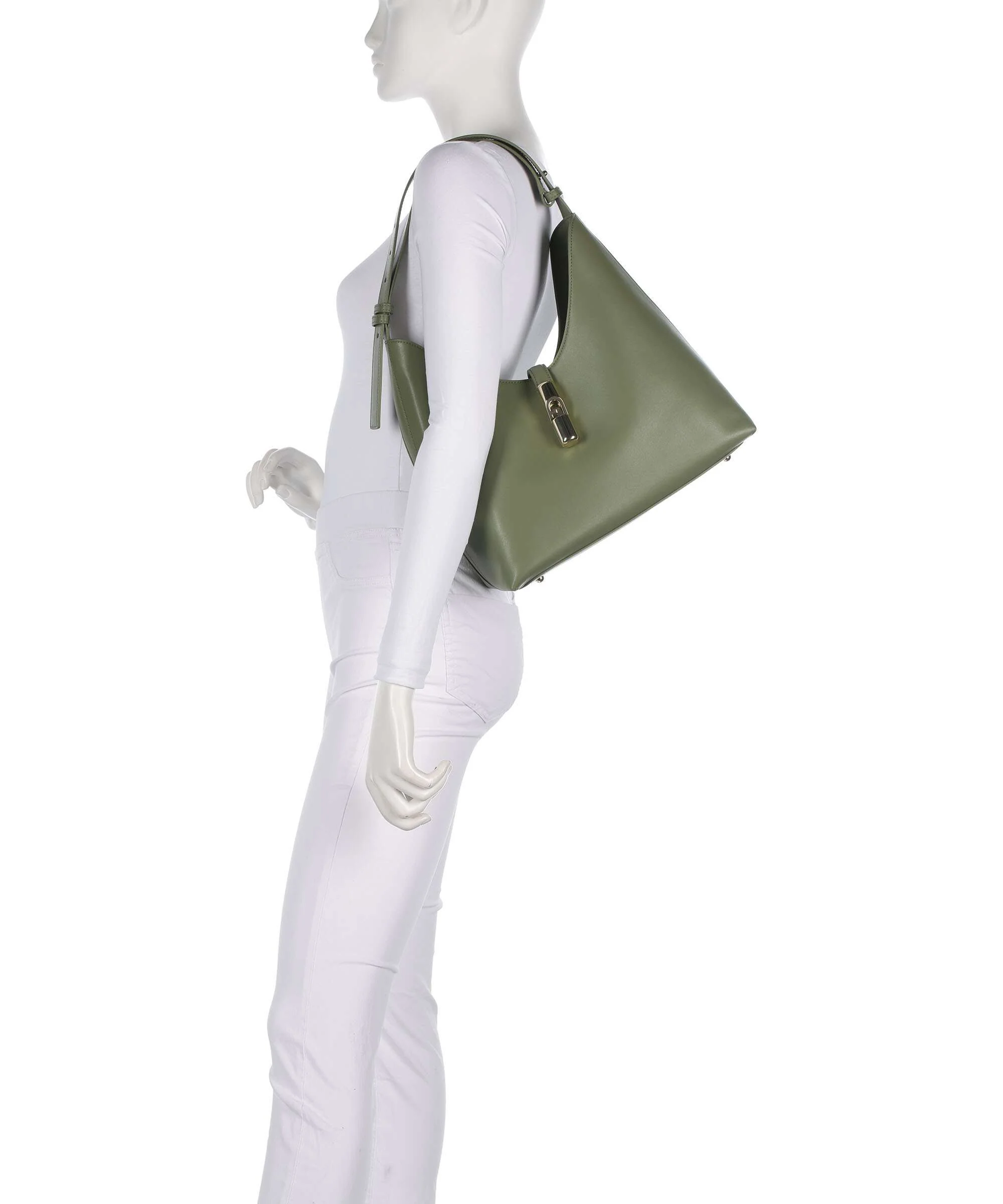 Furla Goccia M Sac fourre-tout avocado - Image 3