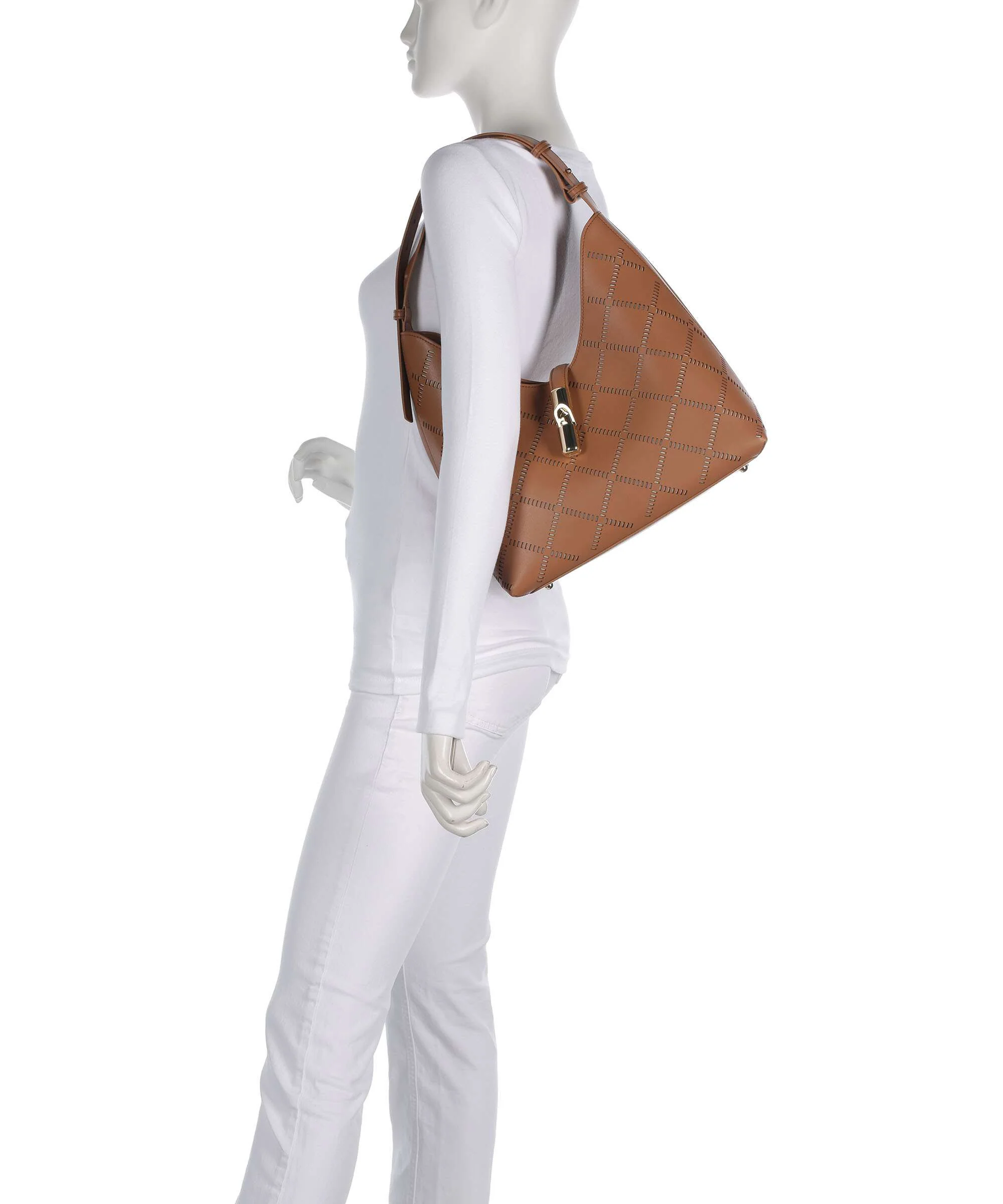 Furla Goccia M Sac fourre-tout brandy - Image 3