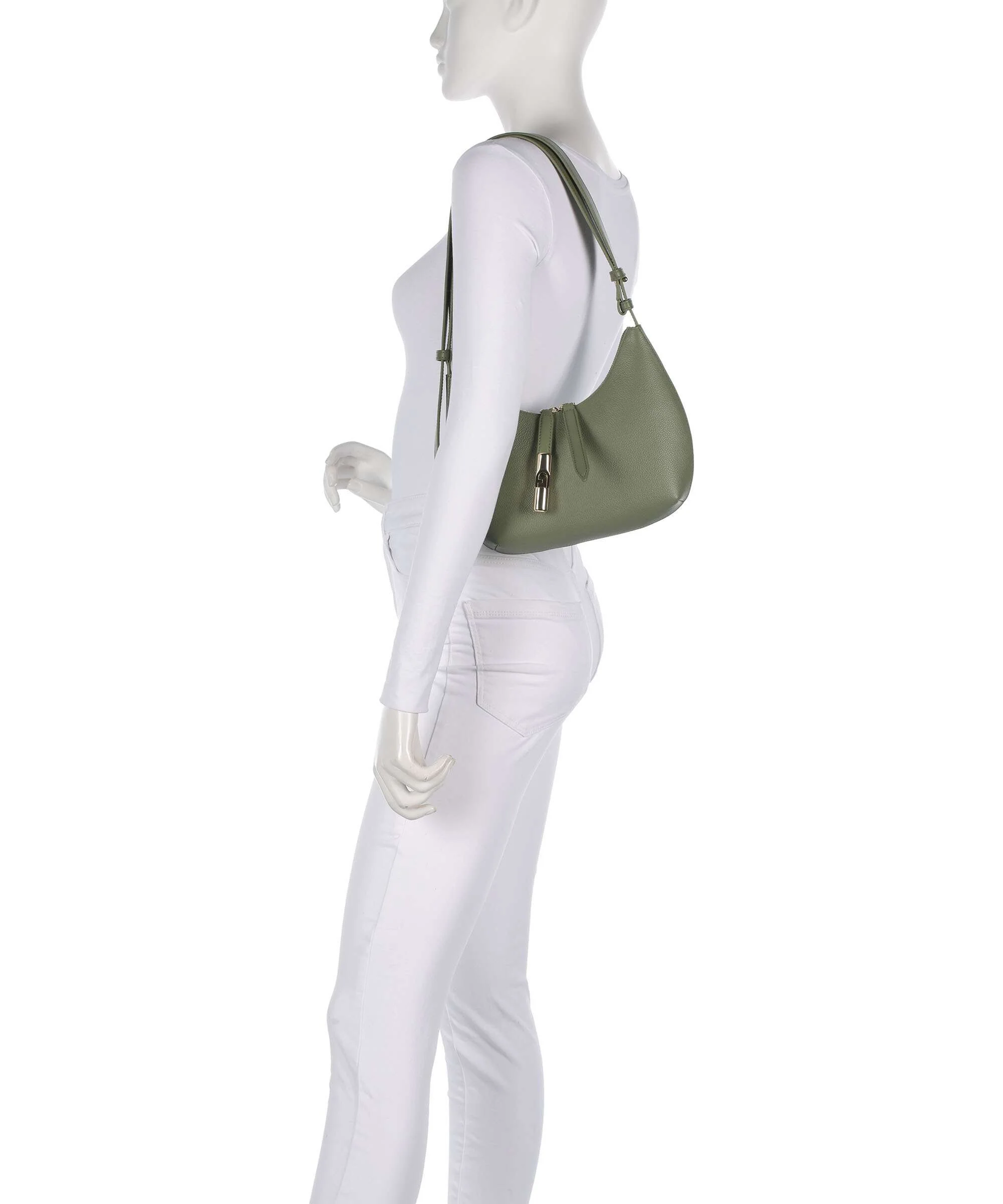 Furla Goccia S Sac porté épaule avocado - Image 3