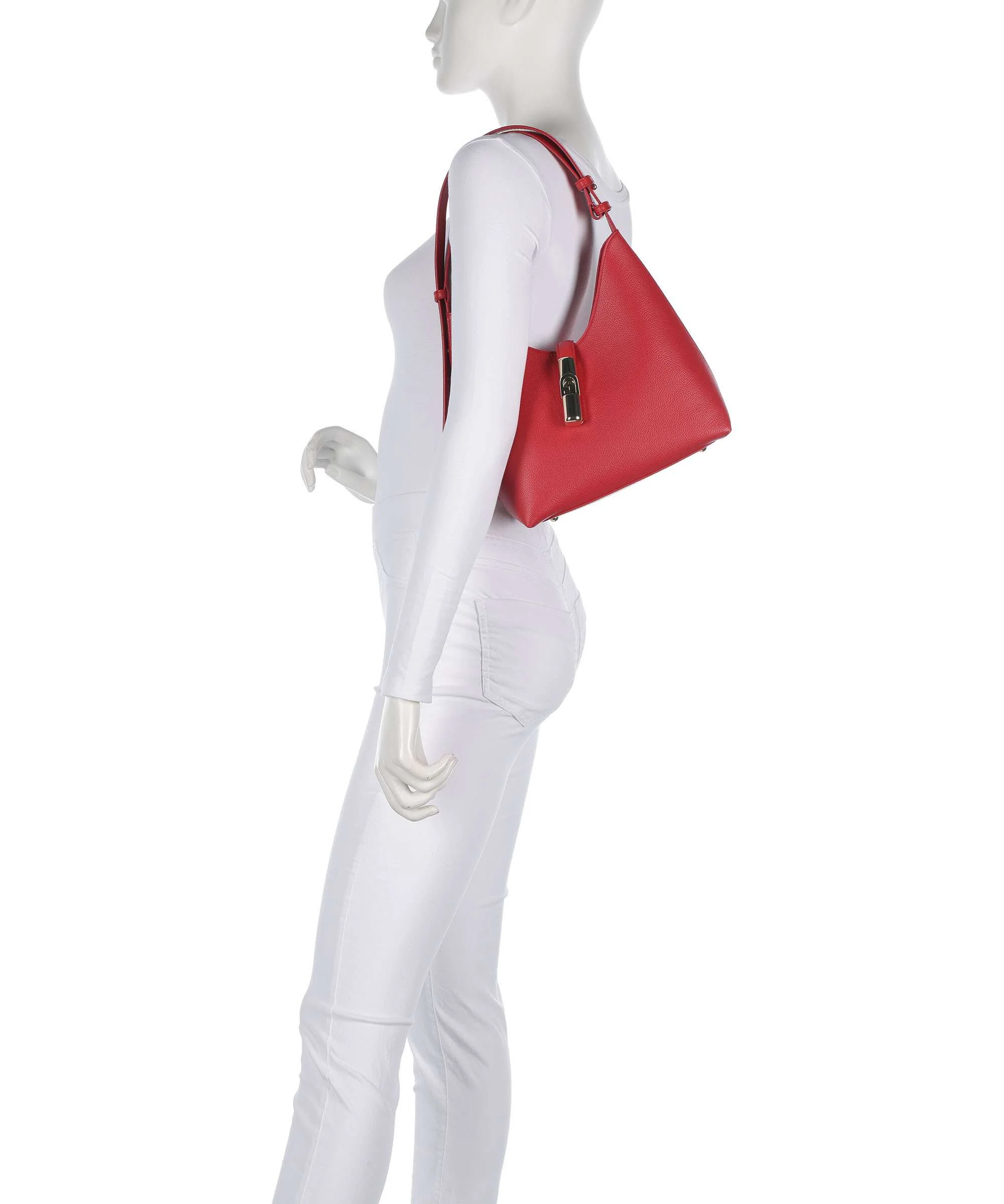Furla Goccia S Sac porté épaule red - Image 3