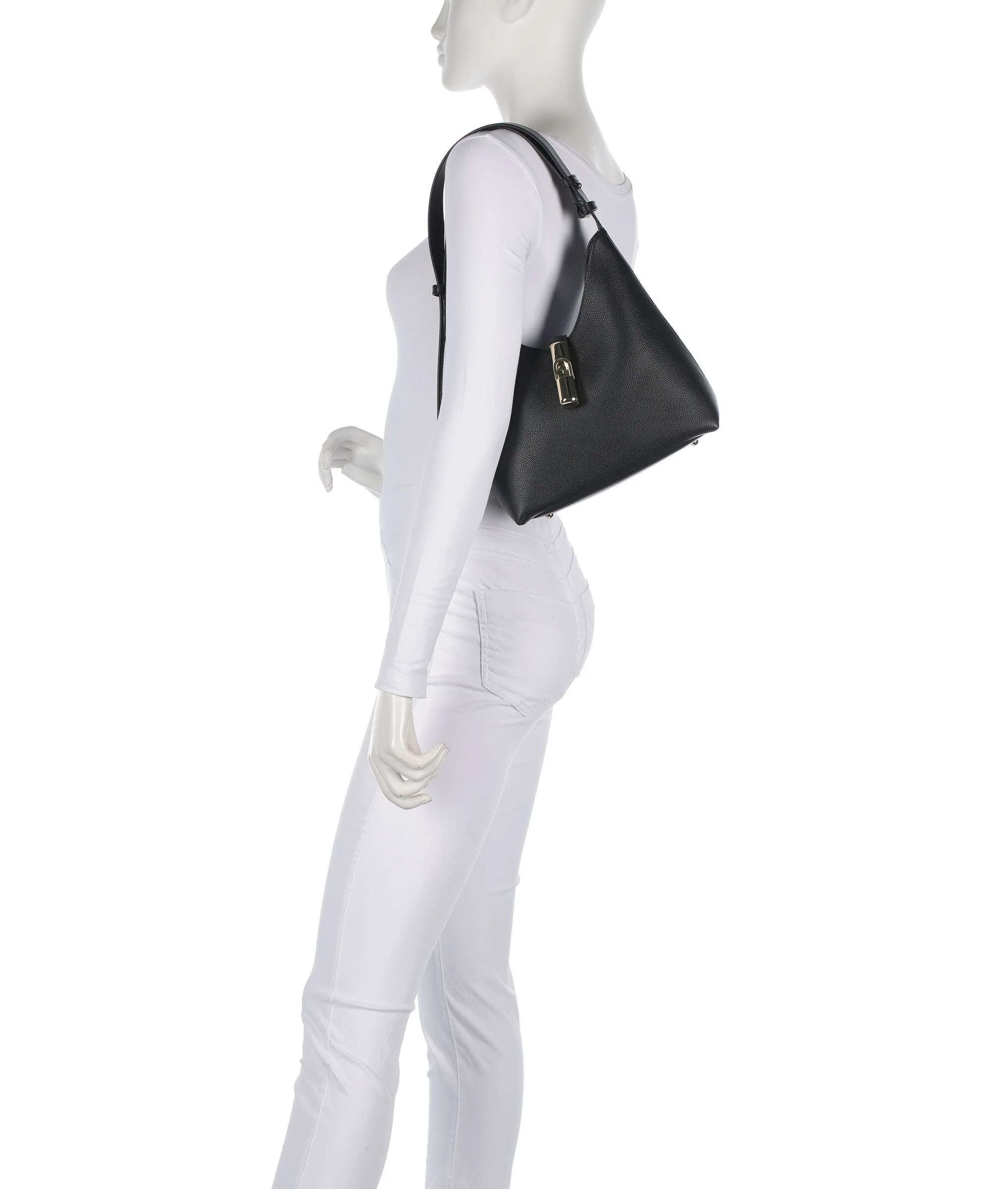 Furla Goccia S Sac porté épaule nero - Image 3