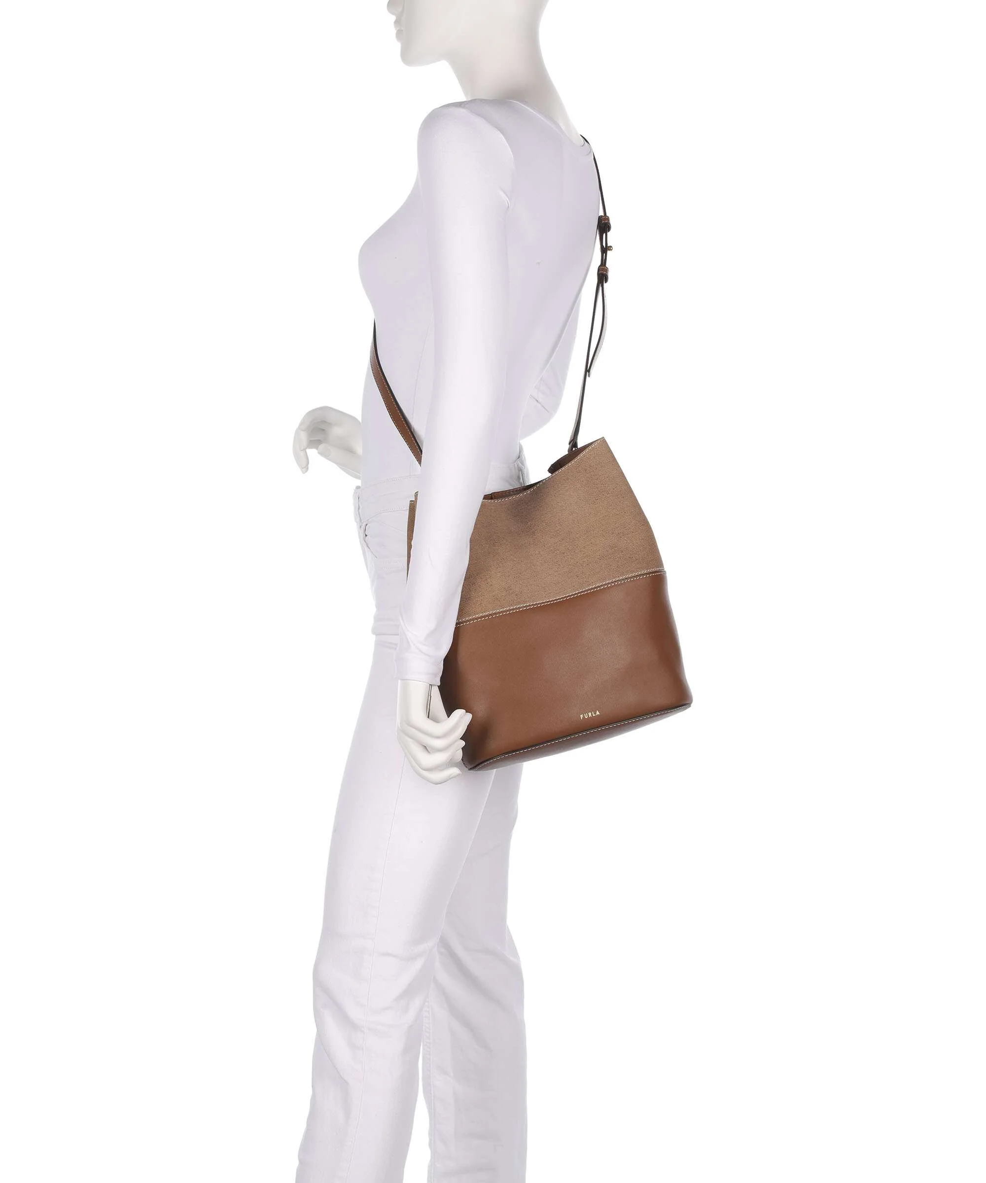 Furla Sfera S Sac seau cognac/deserto - Image 3