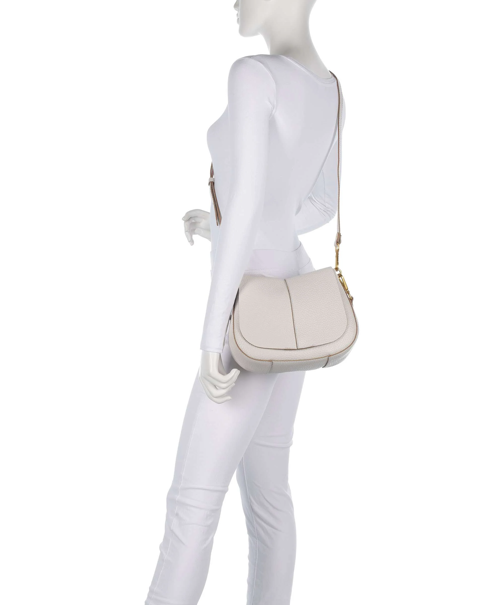 Gianni Chiarini Helena Round Sac porté épaule sabbia - Image 4