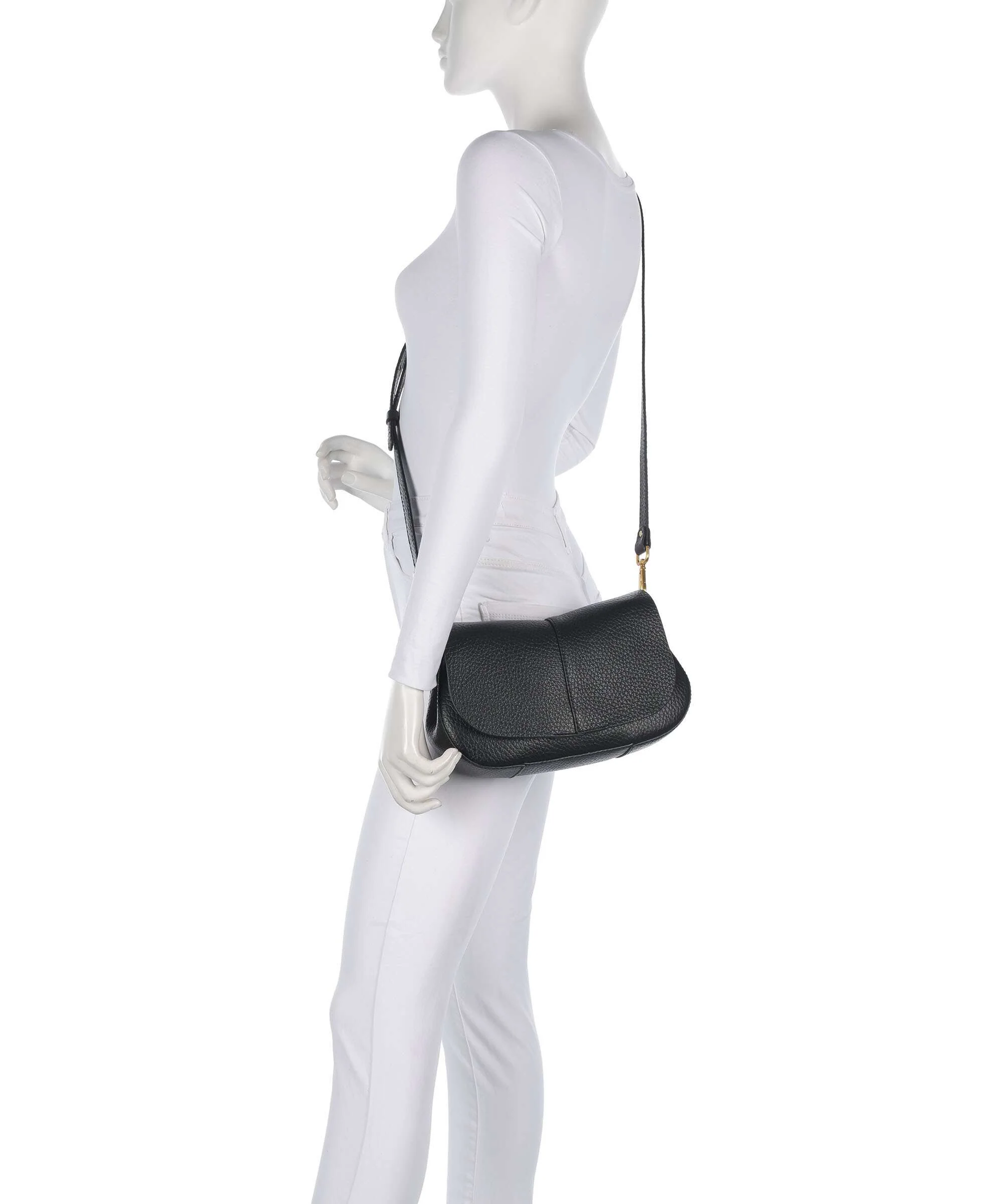 Gianni Chiarini Helena Round Sac porté épaule nero - Image 4