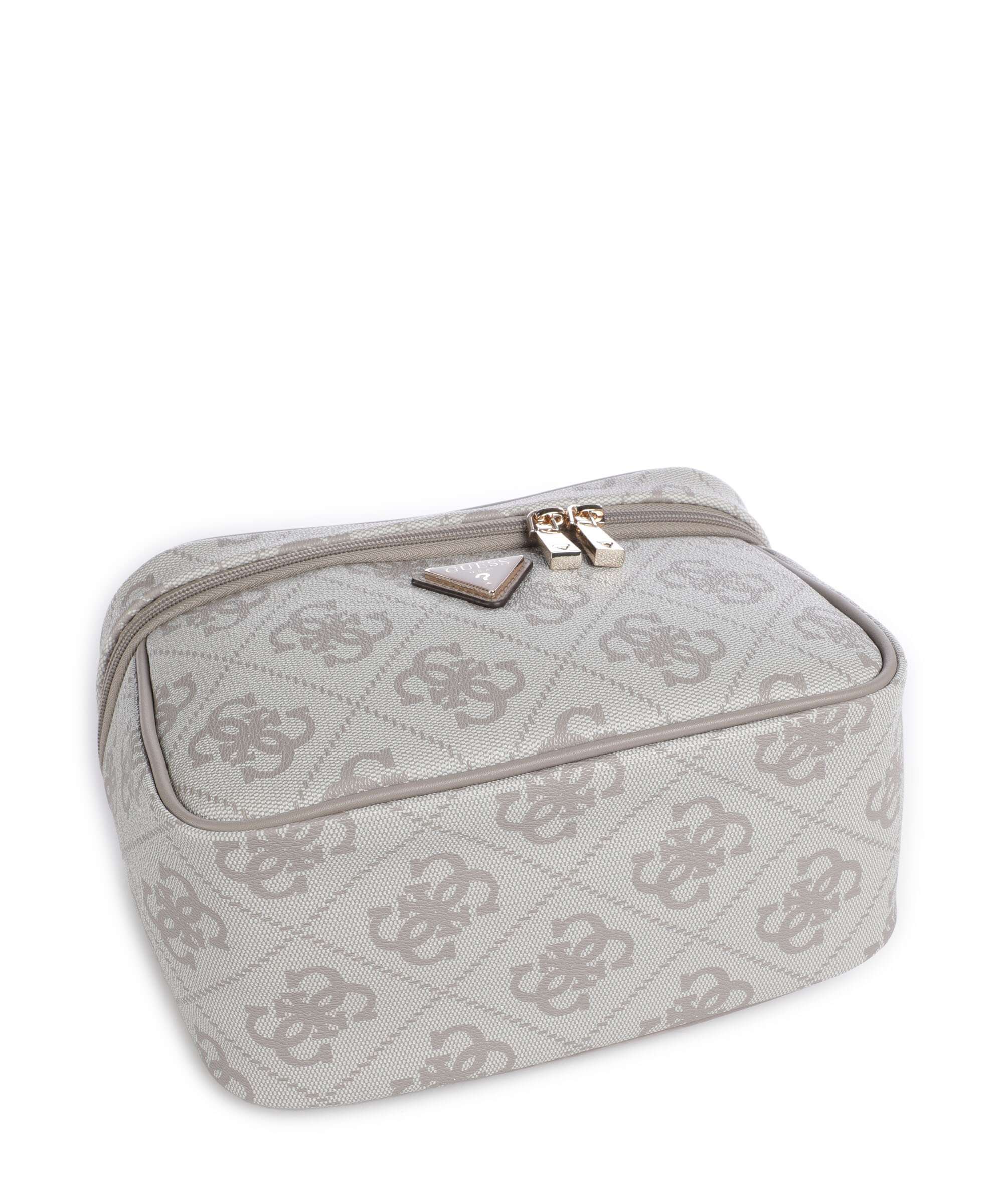 Guess Berta 4G Logo Trousse de toilette dark taupe logo - Image 4