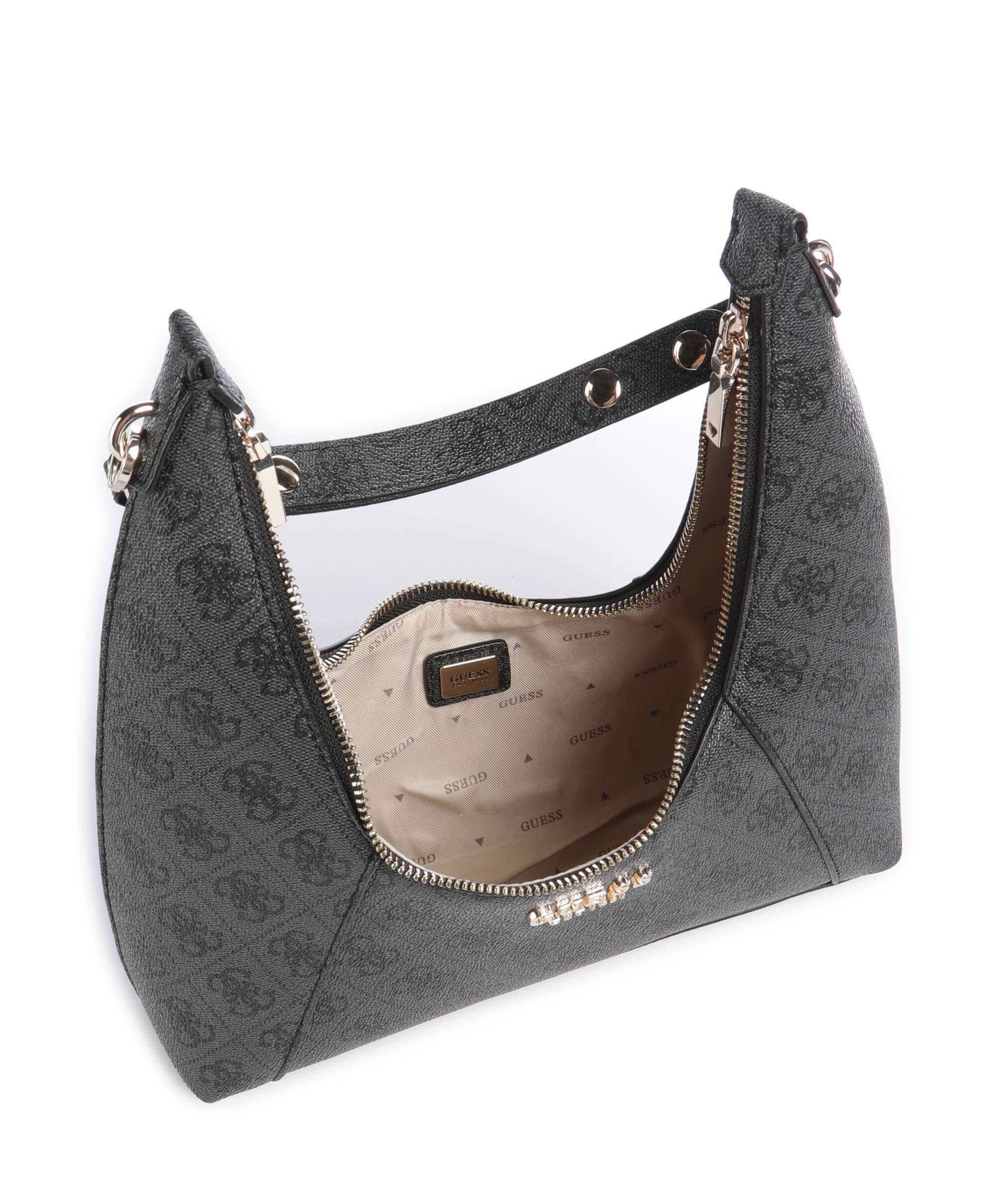 Guess Calista Sac porté épaule coal logo - Image 6