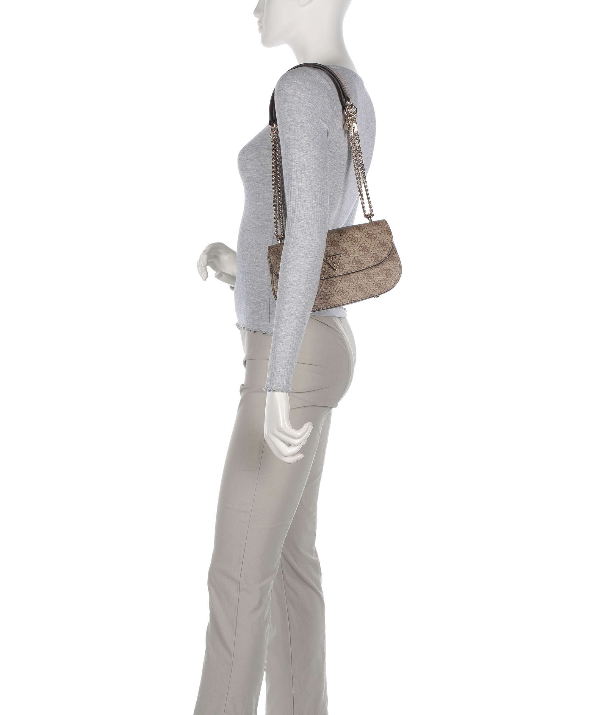 Guess Erica Eco Sac porté épaule latte logo - Image 3