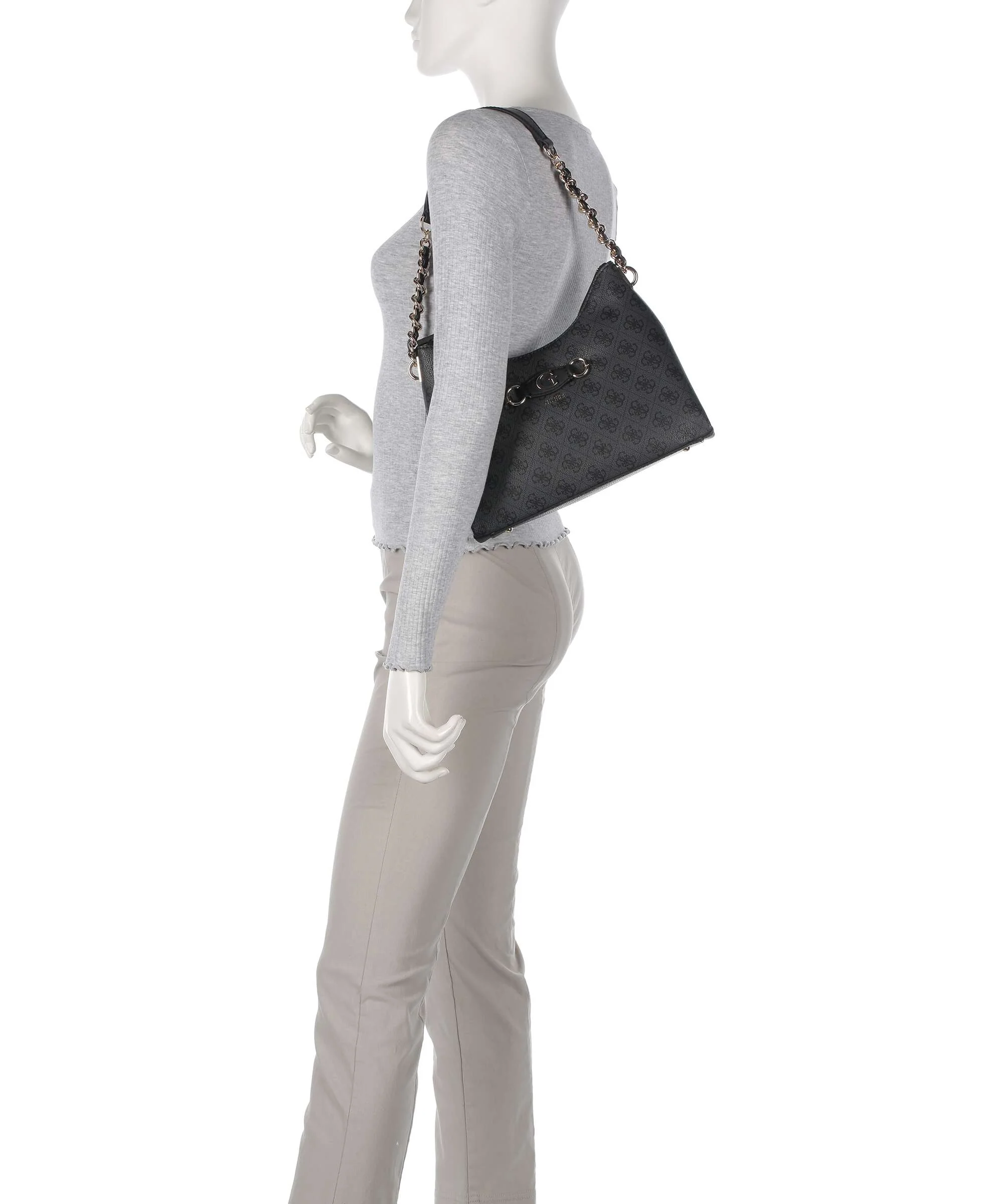 Guess Izzy Sac porté épaule coal logo - Image 3