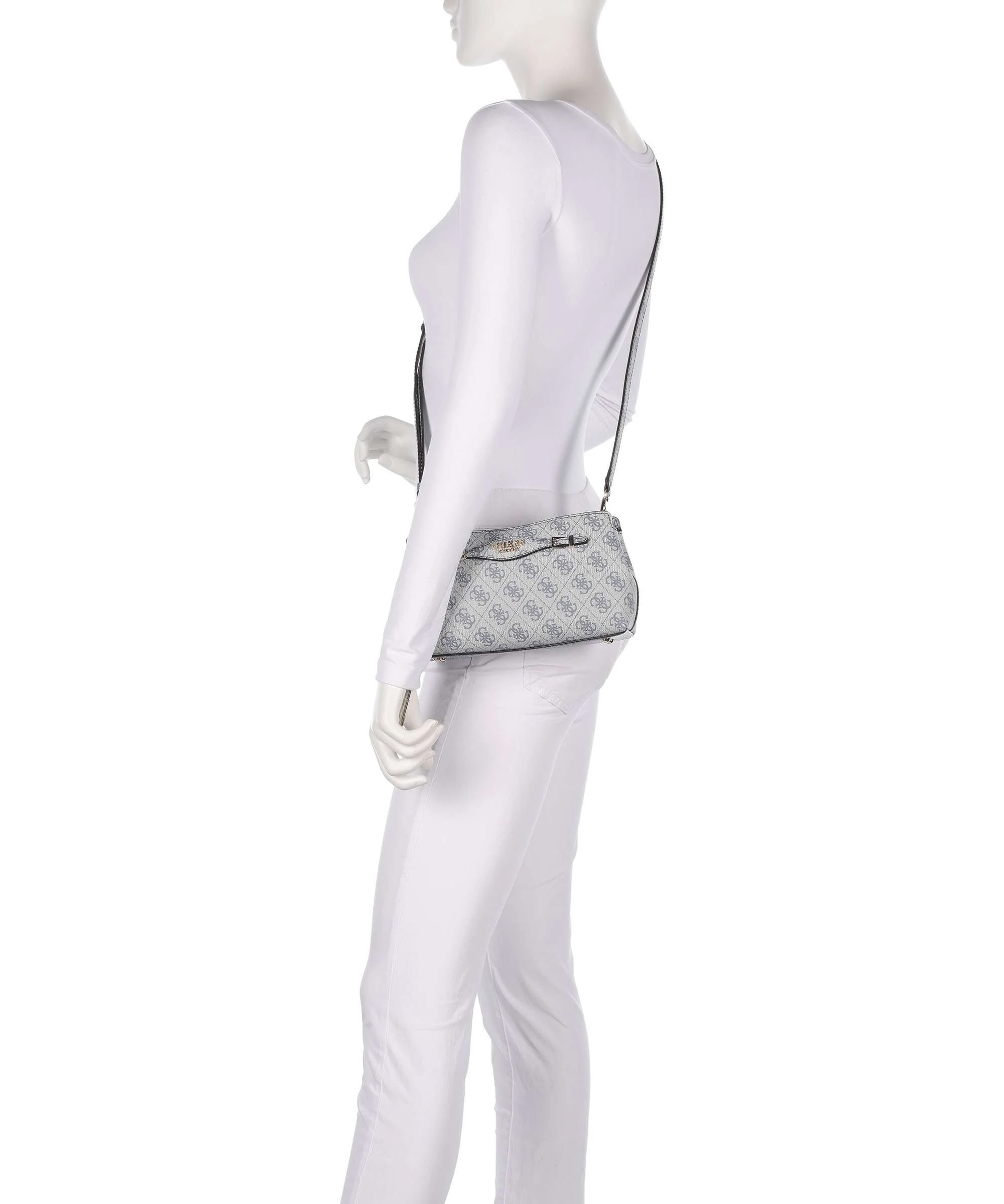 Guess Katya 4G Logo Sac bandoulière slate grey - Image 3