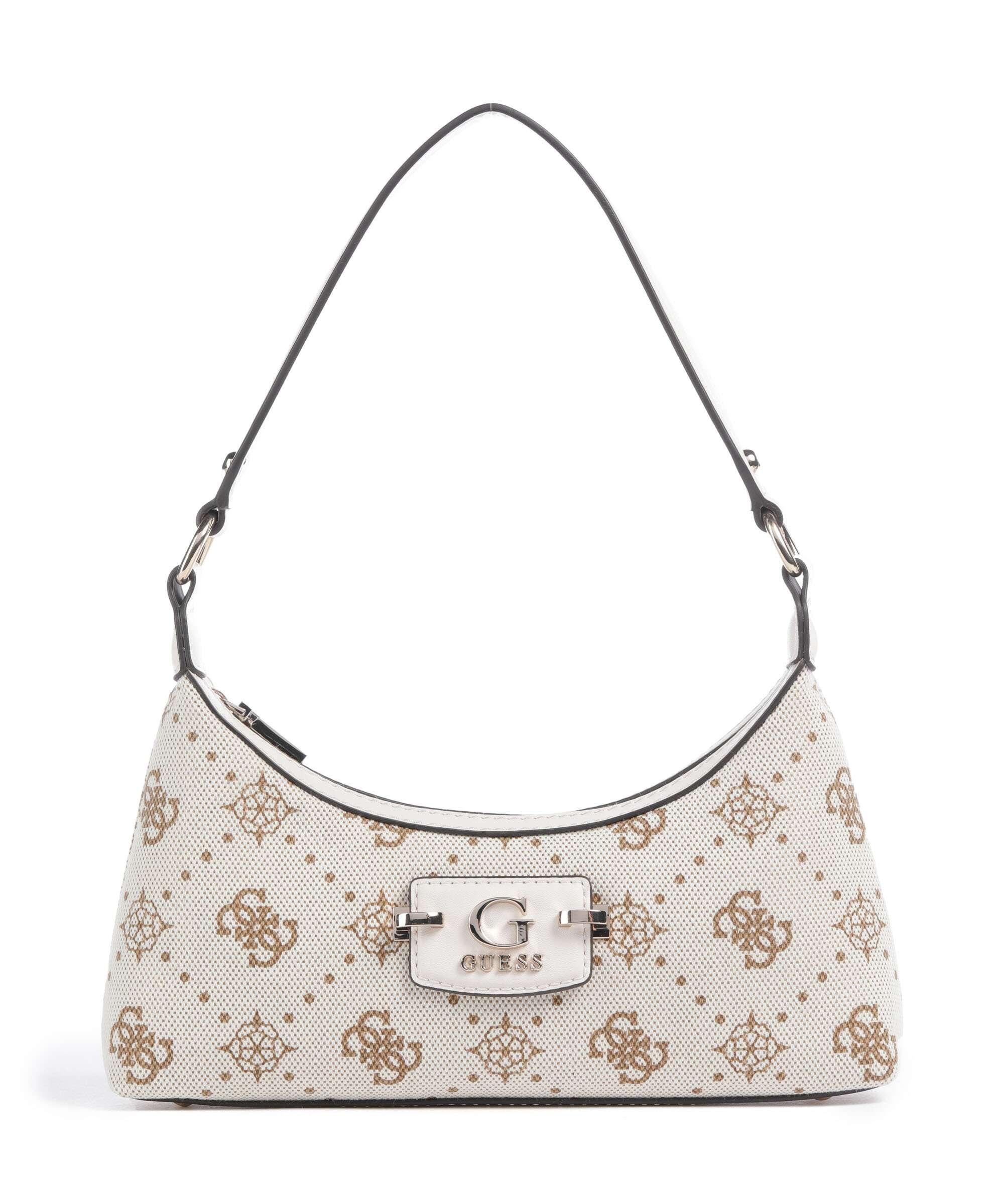 Guess Neda 4G Peony Logo Sac porté épaule offwhite logo