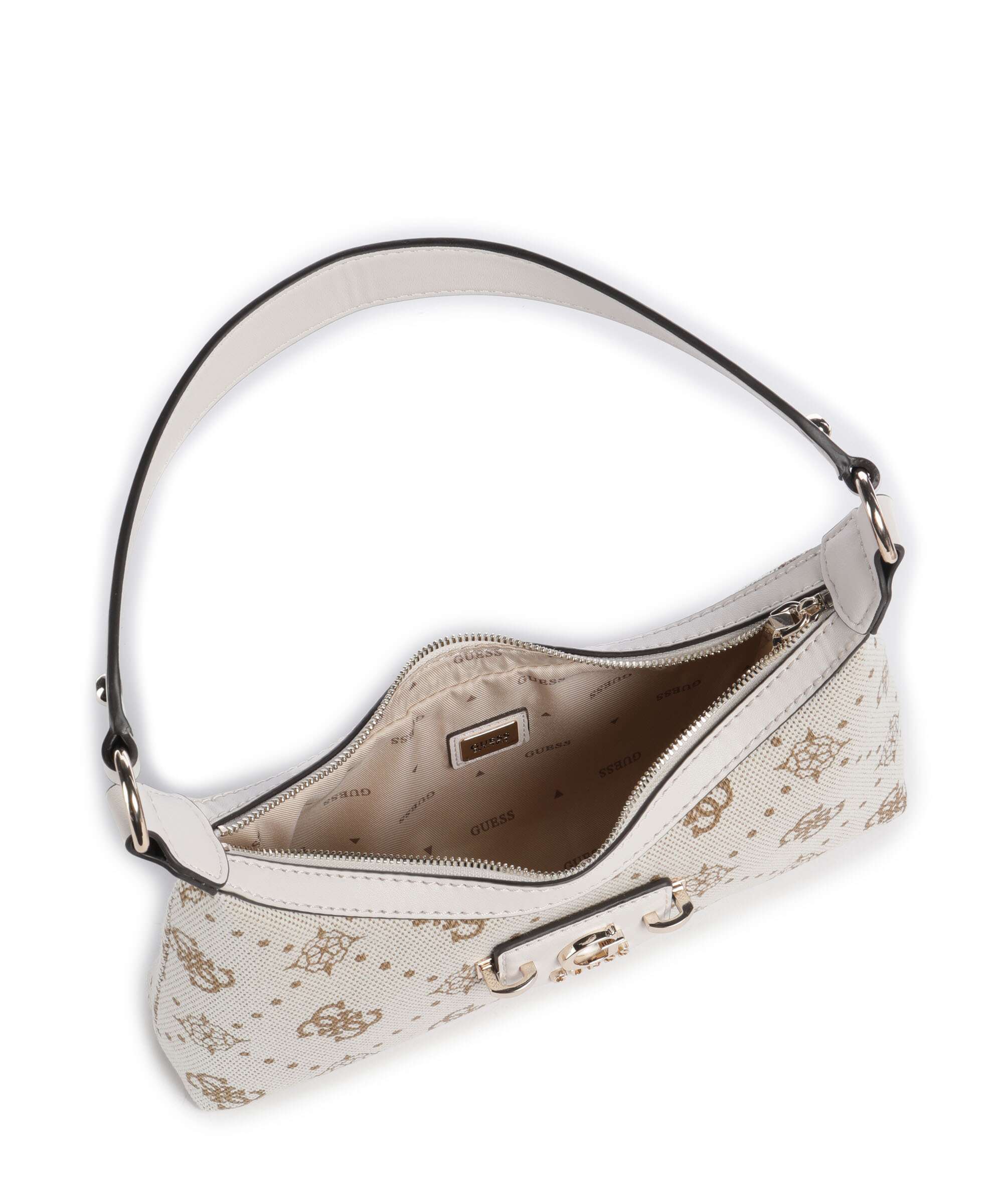 Guess Neda 4G Peony Logo Sac porté épaule offwhite logo - Image 5