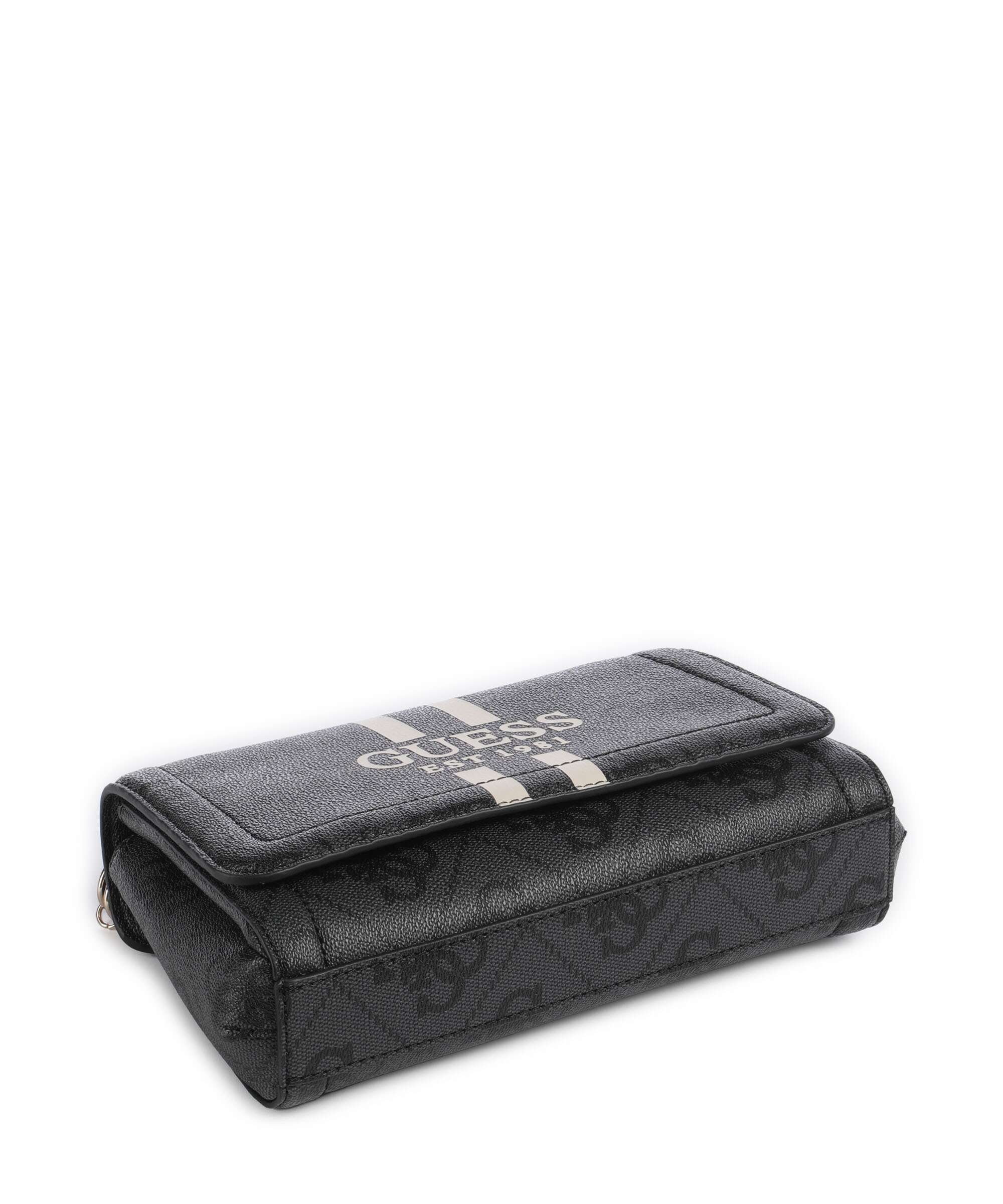 Guess Noelle 4G Logo Sac porté épaule coal logo - Image 6