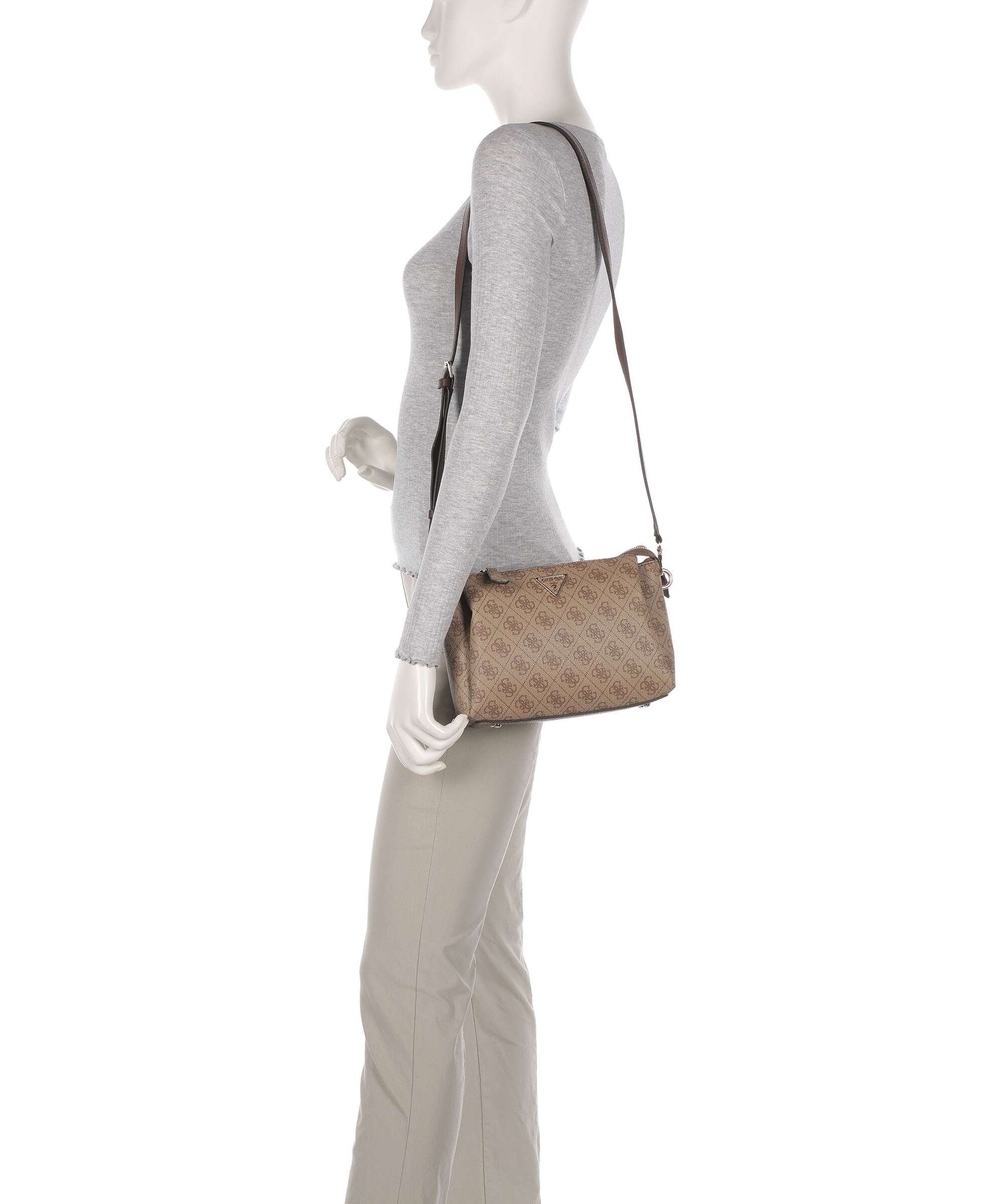 Guess Noelle Sac bandoulière latte logo/brown - Image 3
