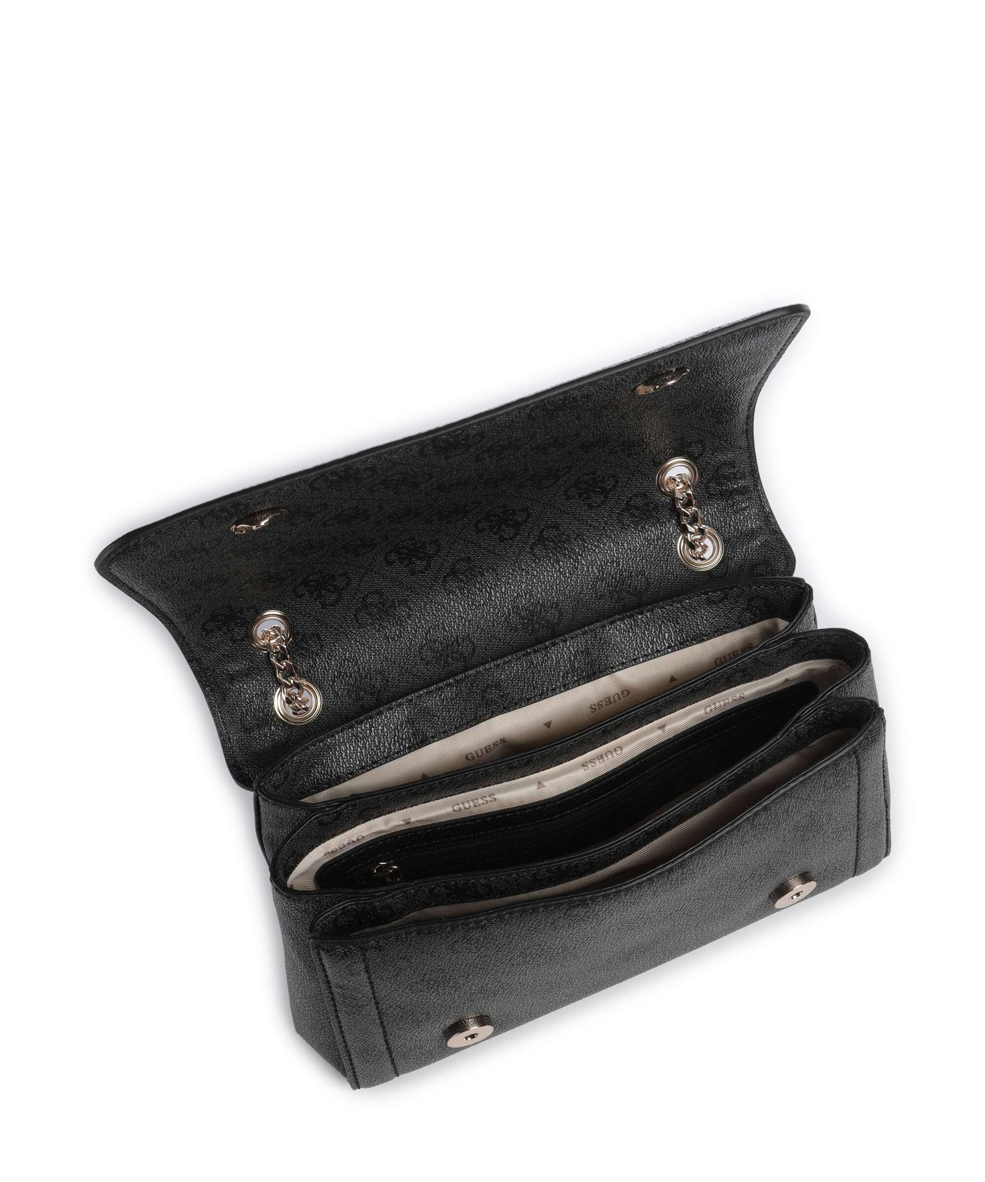 Guess Noelle Sac porté épaule coal logo - Image 5