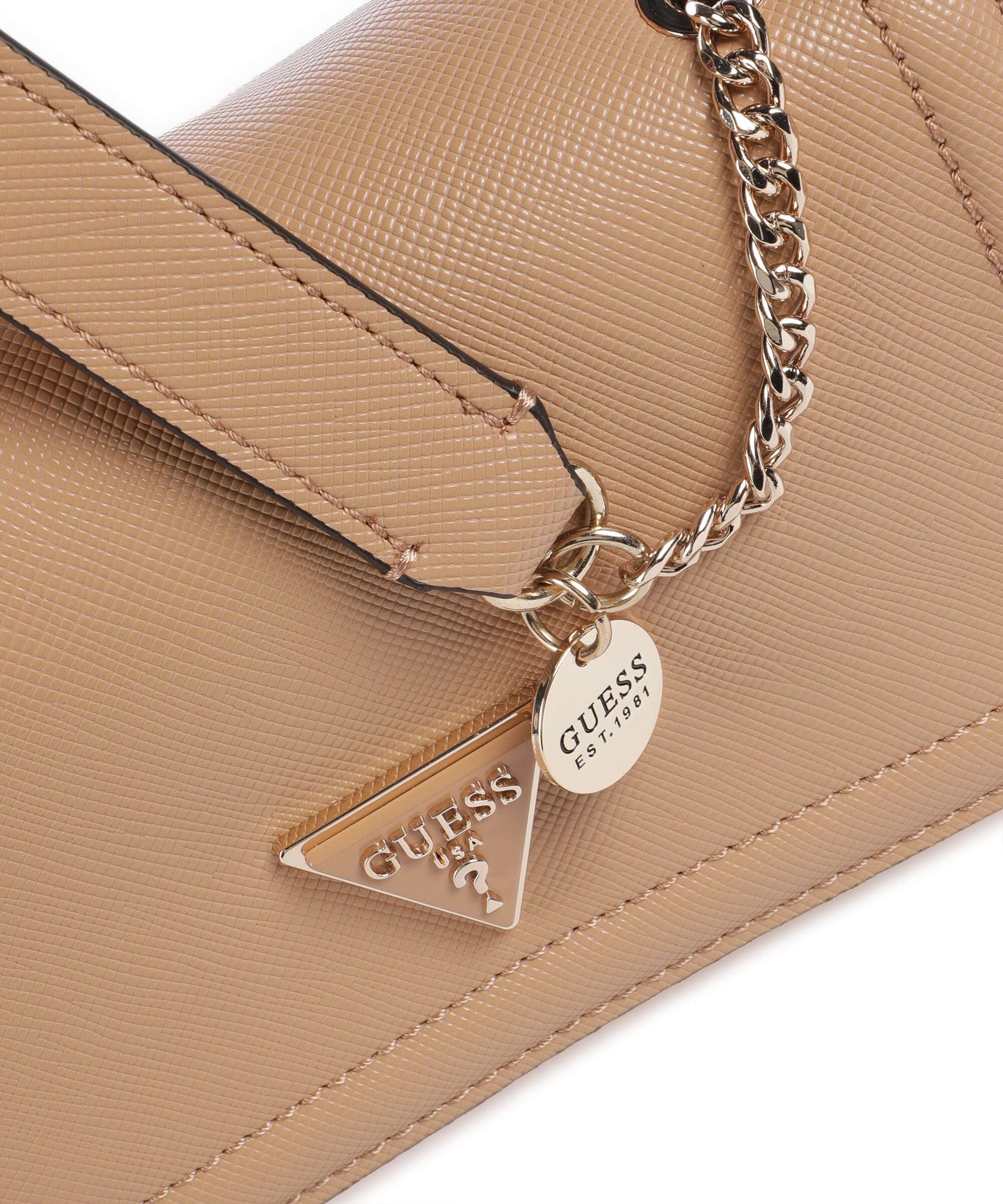 Guess Noelle Sac porté épaule beige - Image 5