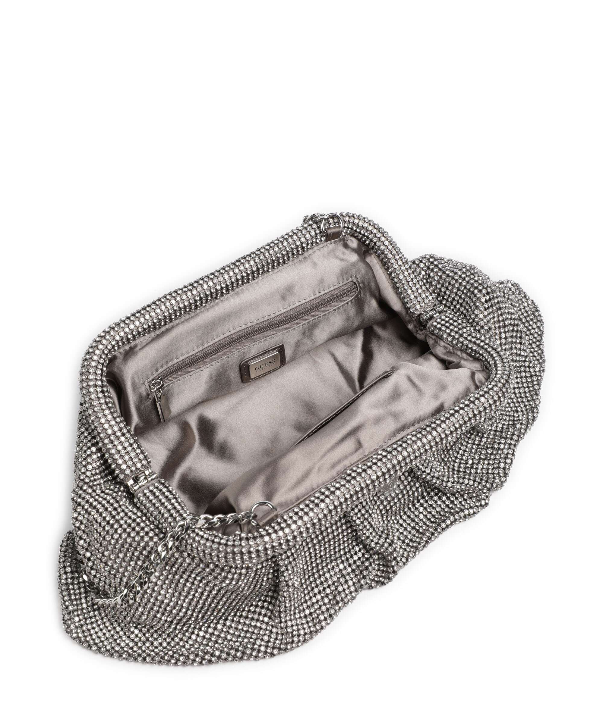 Guess Zalina Sac porté épaule silver - Image 6
