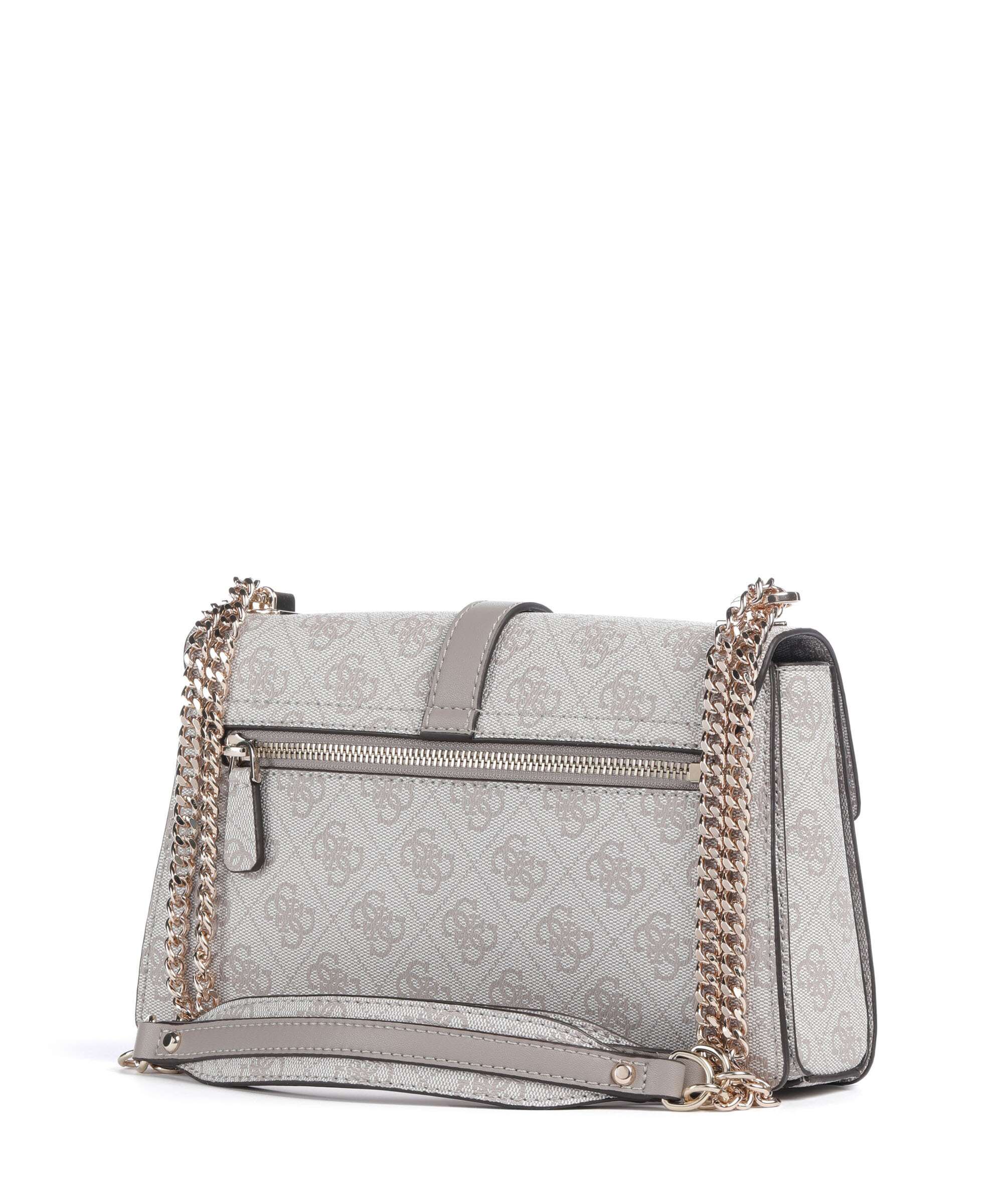 Guess Zamira Sac porté épaule dark taupe logo - Image 2