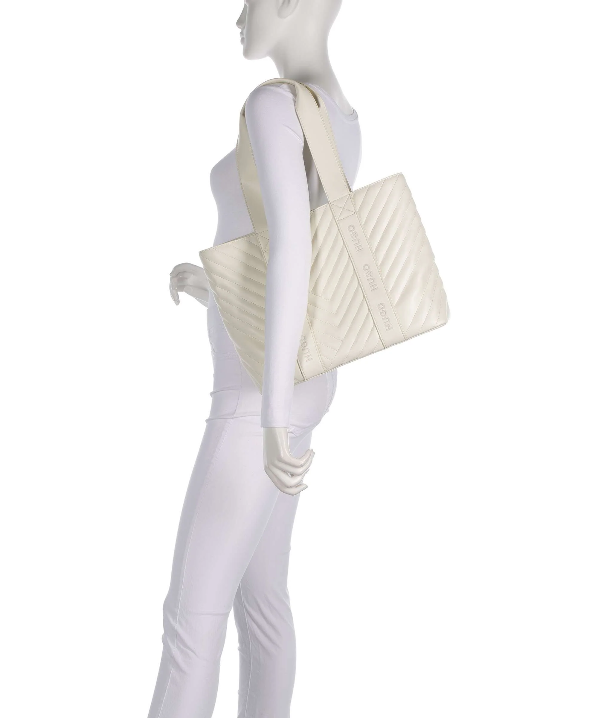 Hugo Becky Cabas open white - Image 3