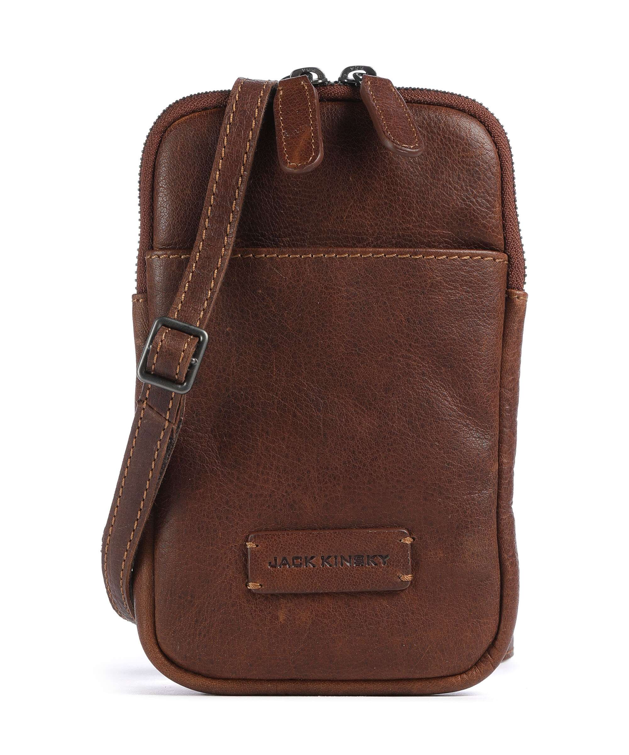 Jack Kinsky Porto 10 Pochette telephone cognac