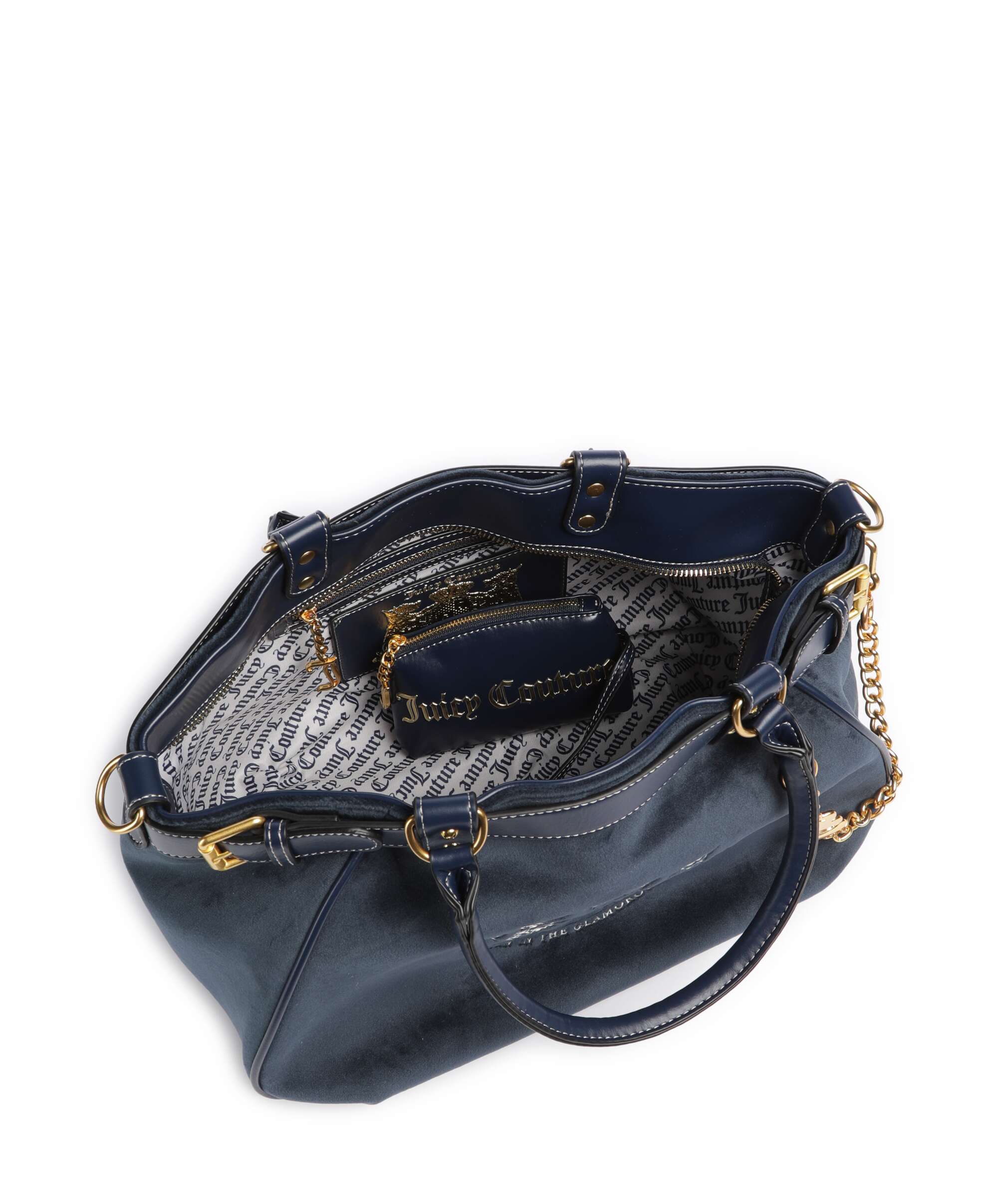 Juicy Couture Twig Narrative Velvet L Cabas blue depths - Image 6