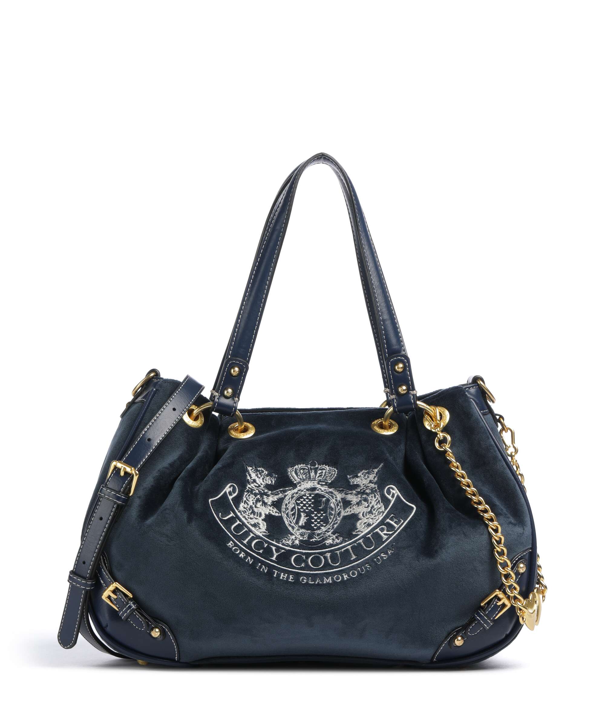 Juicy Couture Twig Narrative Velvet M Sac fourre-tout blue depths