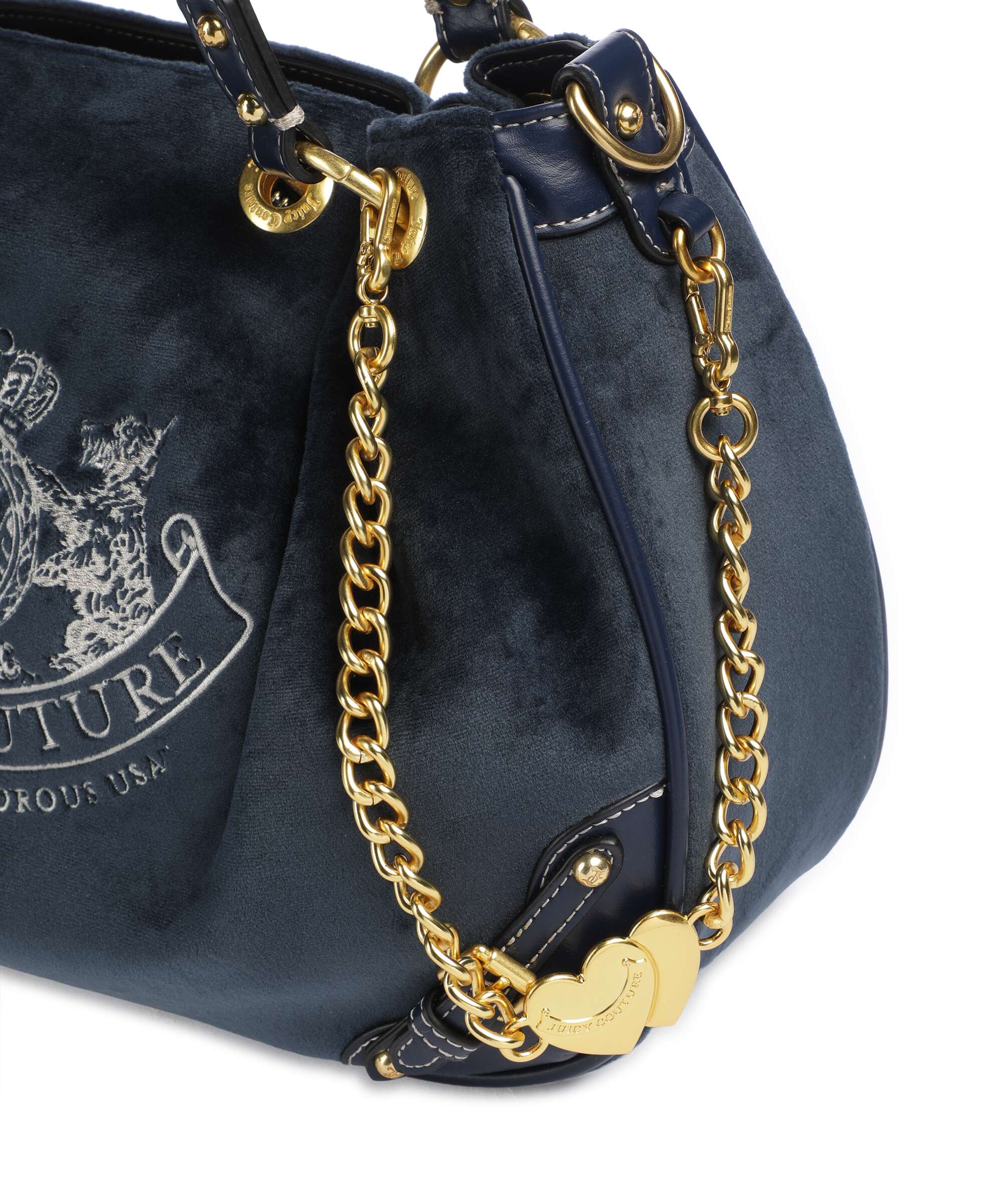 Juicy Couture Twig Narrative Velvet M Sac fourre-tout blue depths - Image 6