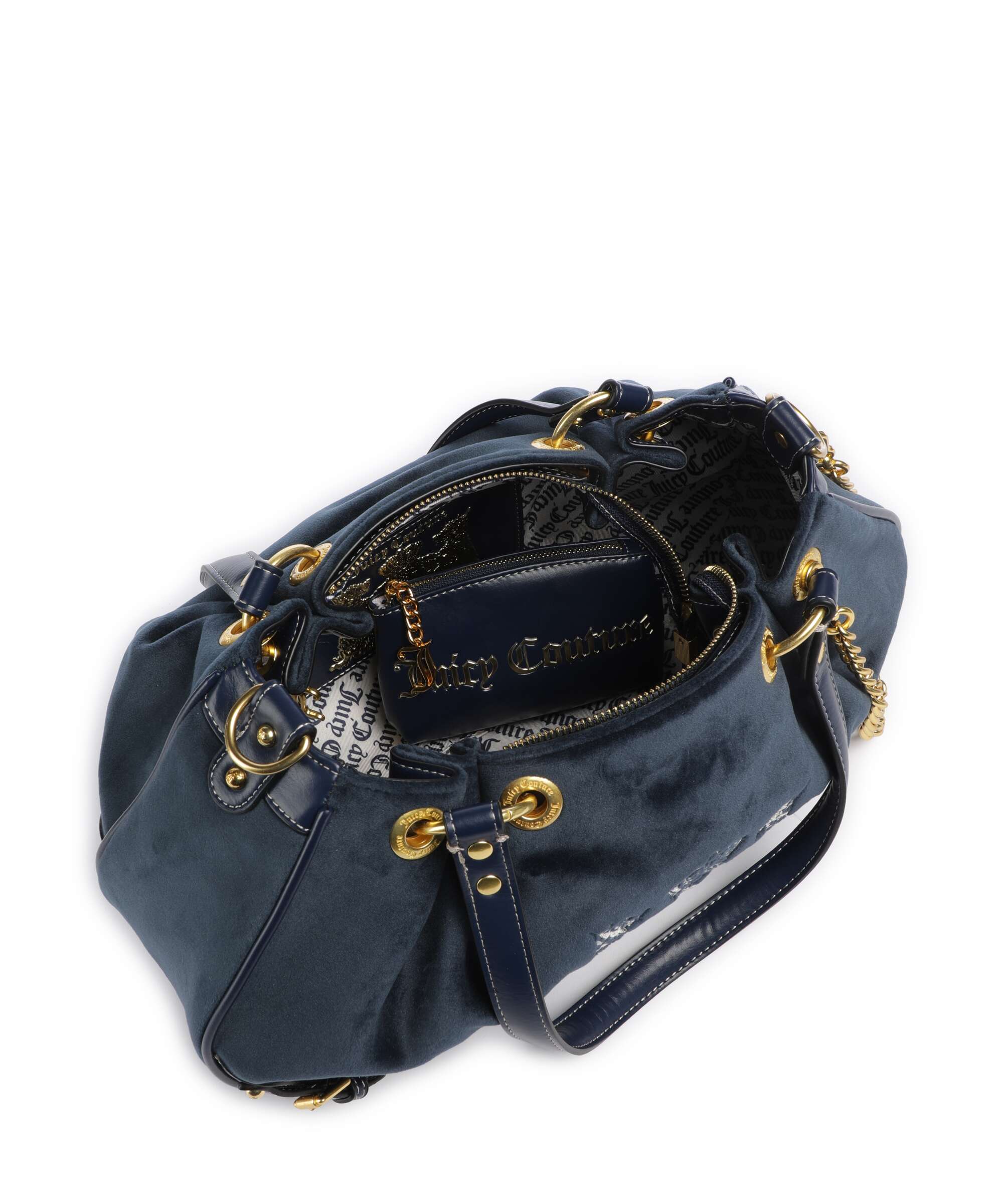Juicy Couture Twig Narrative Velvet M Sac fourre-tout blue depths - Image 7