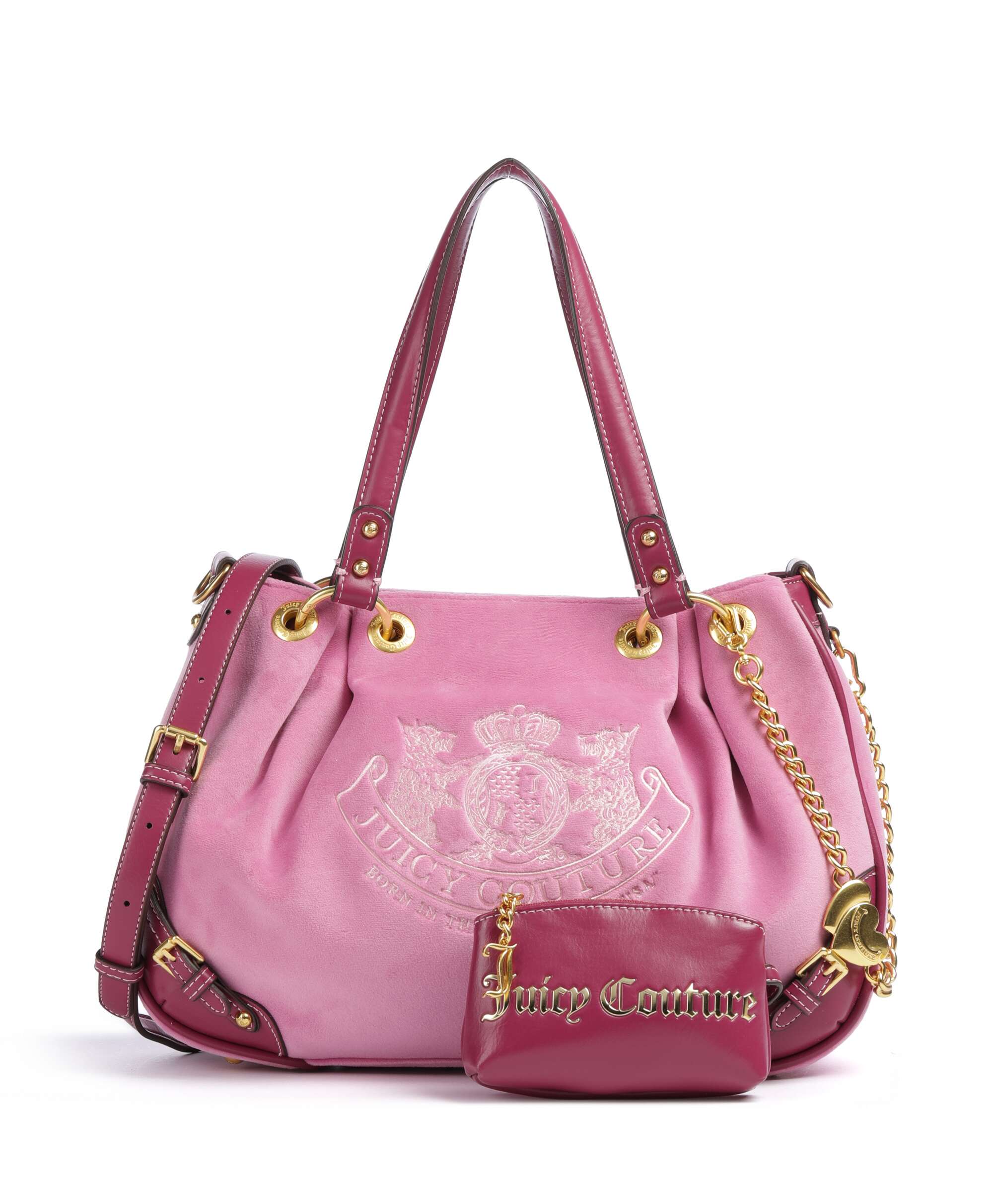 Juicy Couture Twig Narrative Velvet M Sac fourre-tout super pink - Image 4