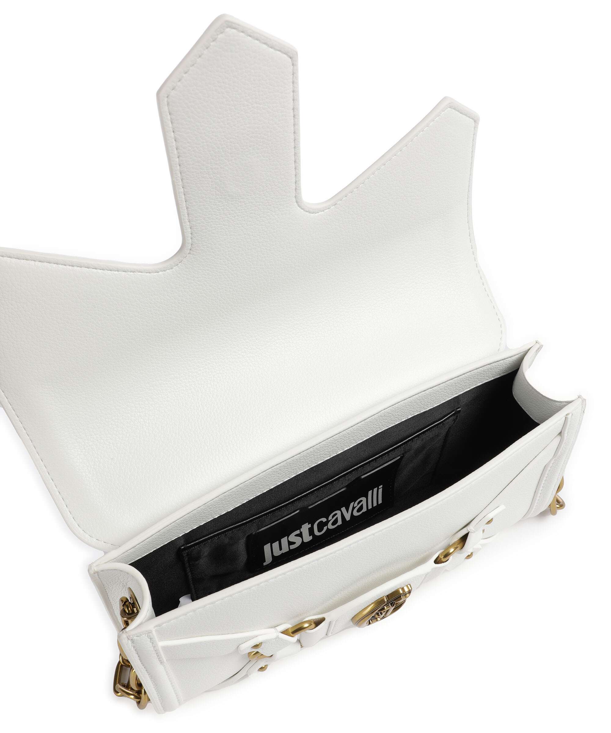 Just Cavalli Crossed Laces Sac bandoulière white - Image 6