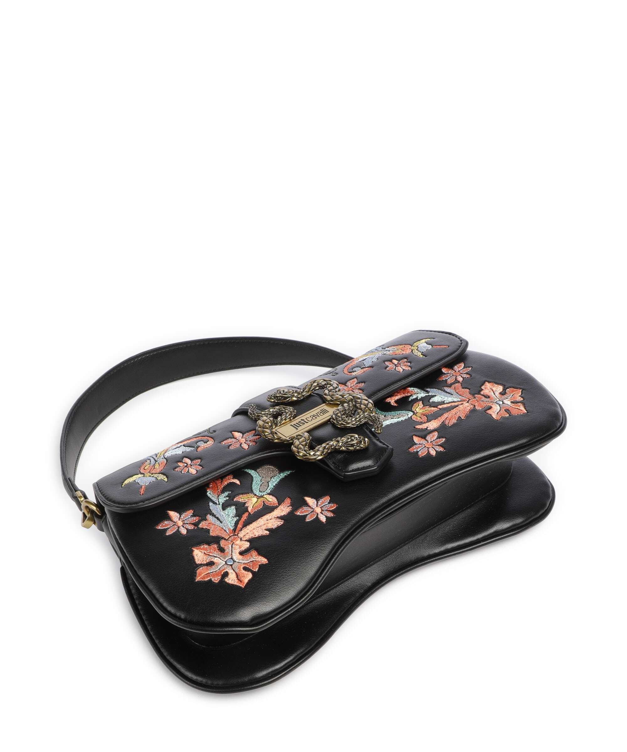 Just Cavalli Iconic Snakes Sac porté épaule black - Image 7