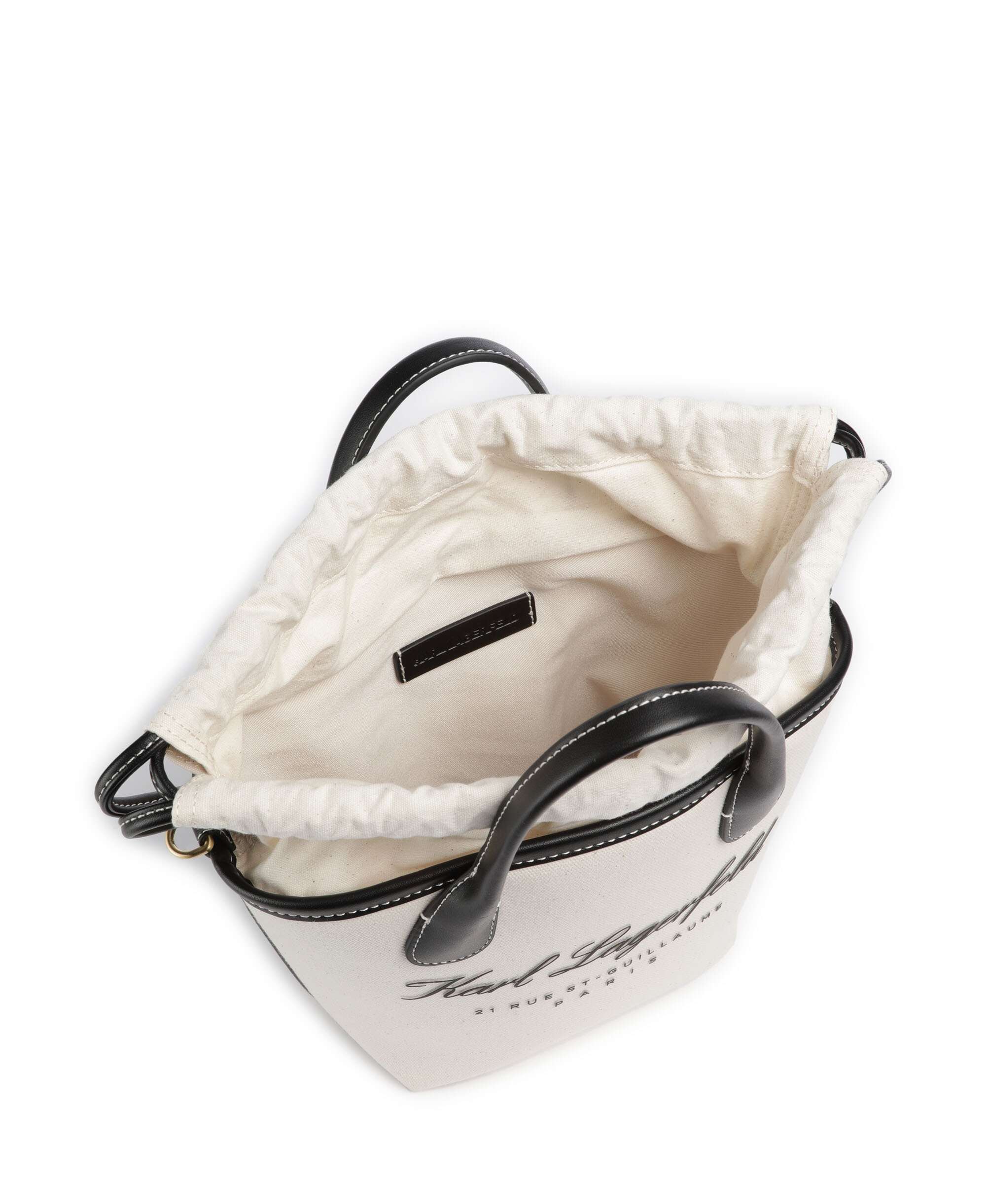 Karl Lagerfeld Hotel Karl Small Sac bandoulière natural/black - Image 6