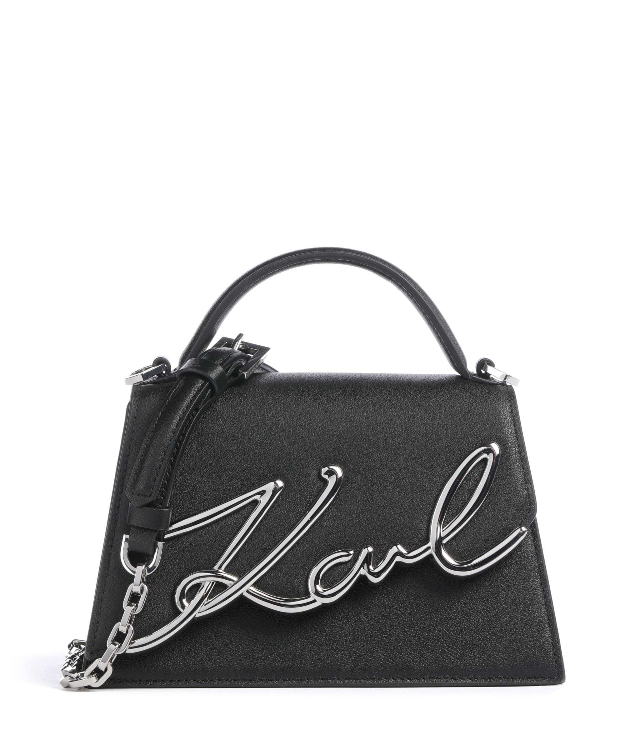 Karl Lagerfeld K/Signature 2.0 Sac bandoulière black/nickel