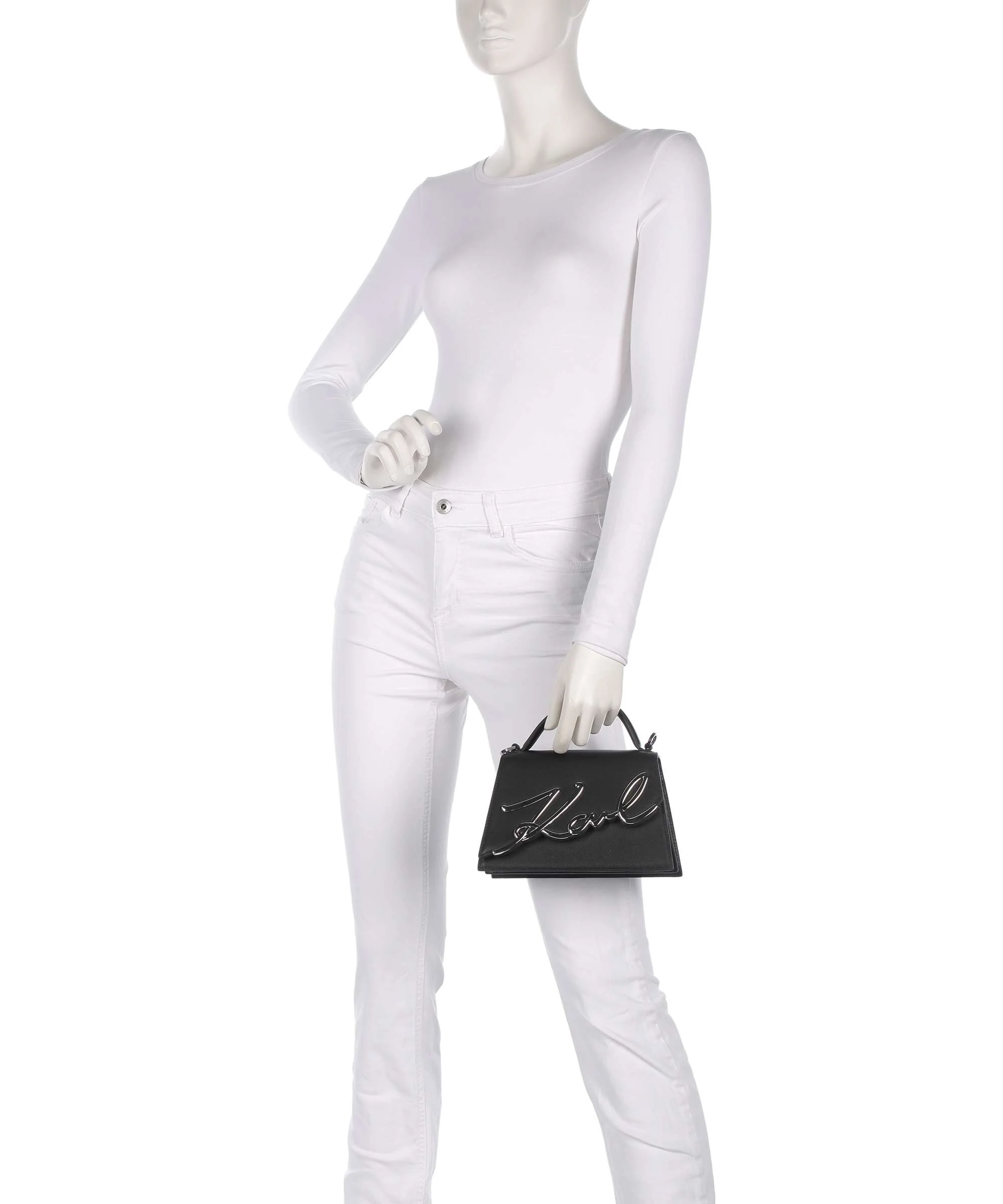 Karl Lagerfeld K/Signature 2.0 Sac bandoulière black/nickel - Image 3