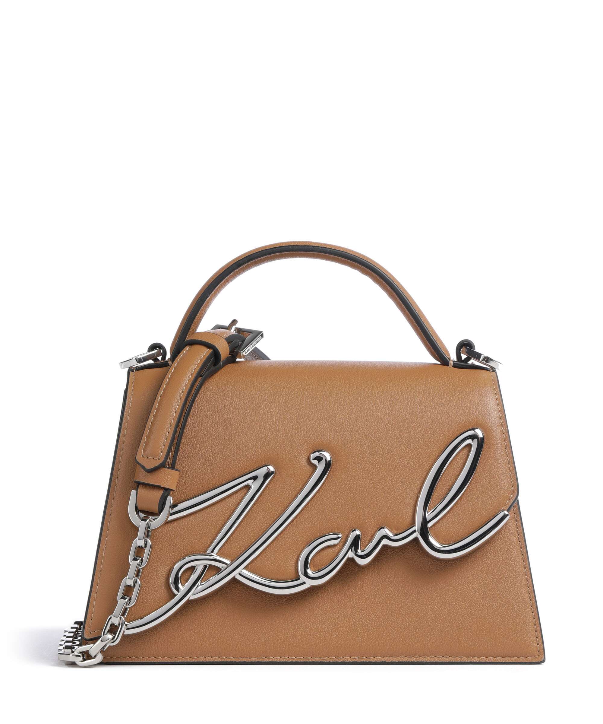 Karl Lagerfeld K/Signature 2.0 Sac bandoulière caramel