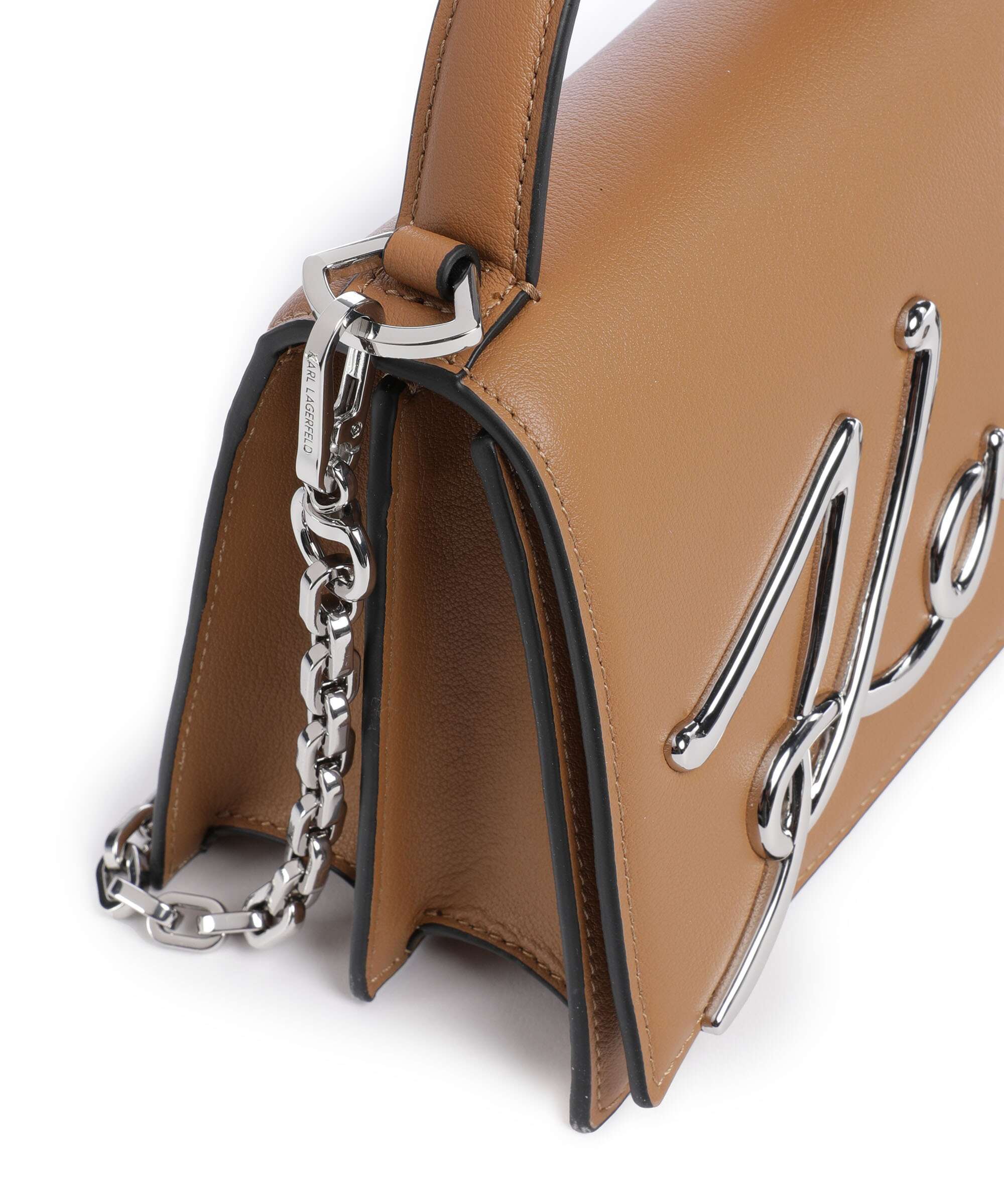 Karl Lagerfeld K/Signature 2.0 Sac bandoulière caramel - Image 4