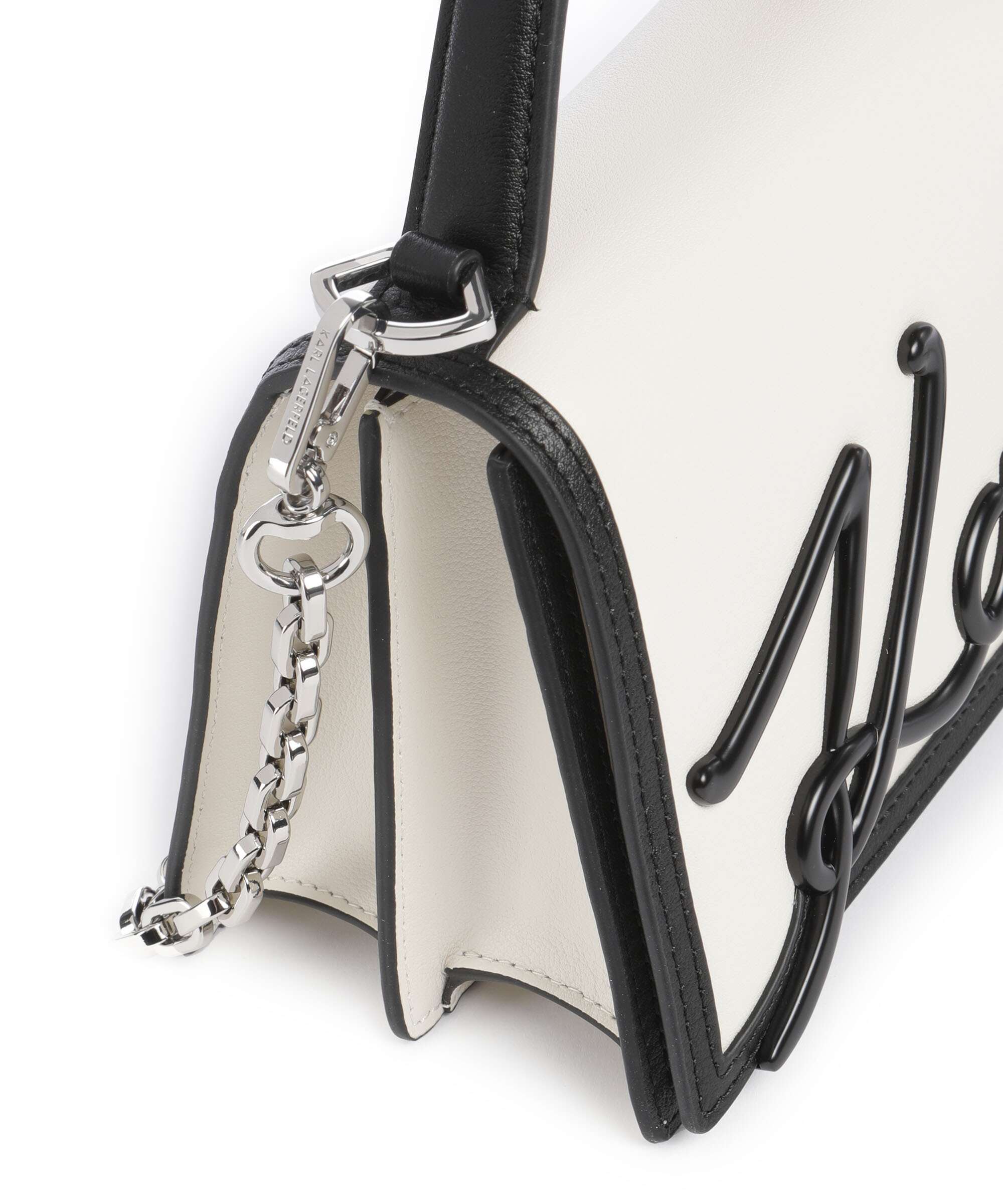 Karl Lagerfeld K/Signature 2.0 Sac bandoulière white/black - Image 4